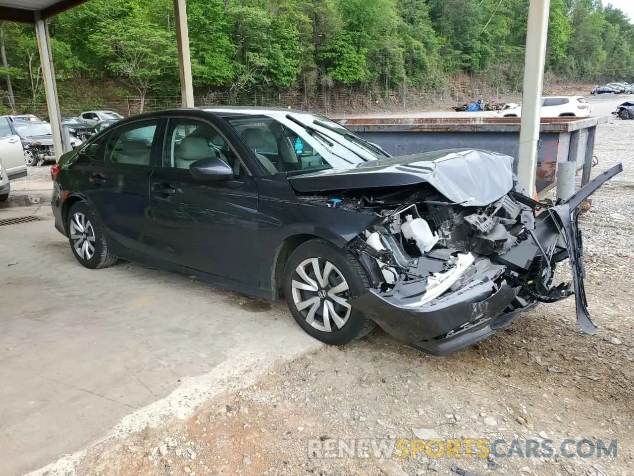 4 fotografías del automóvil dañado 2HGFE2F23RH541442 HONDA CIVIC 2024