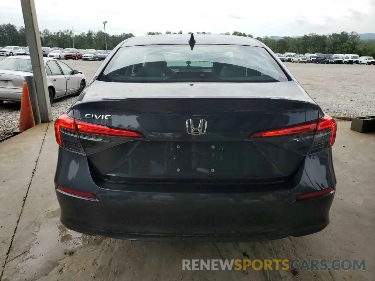 6 fotografías del automóvil dañado 2HGFE2F23RH541442 HONDA CIVIC 2024