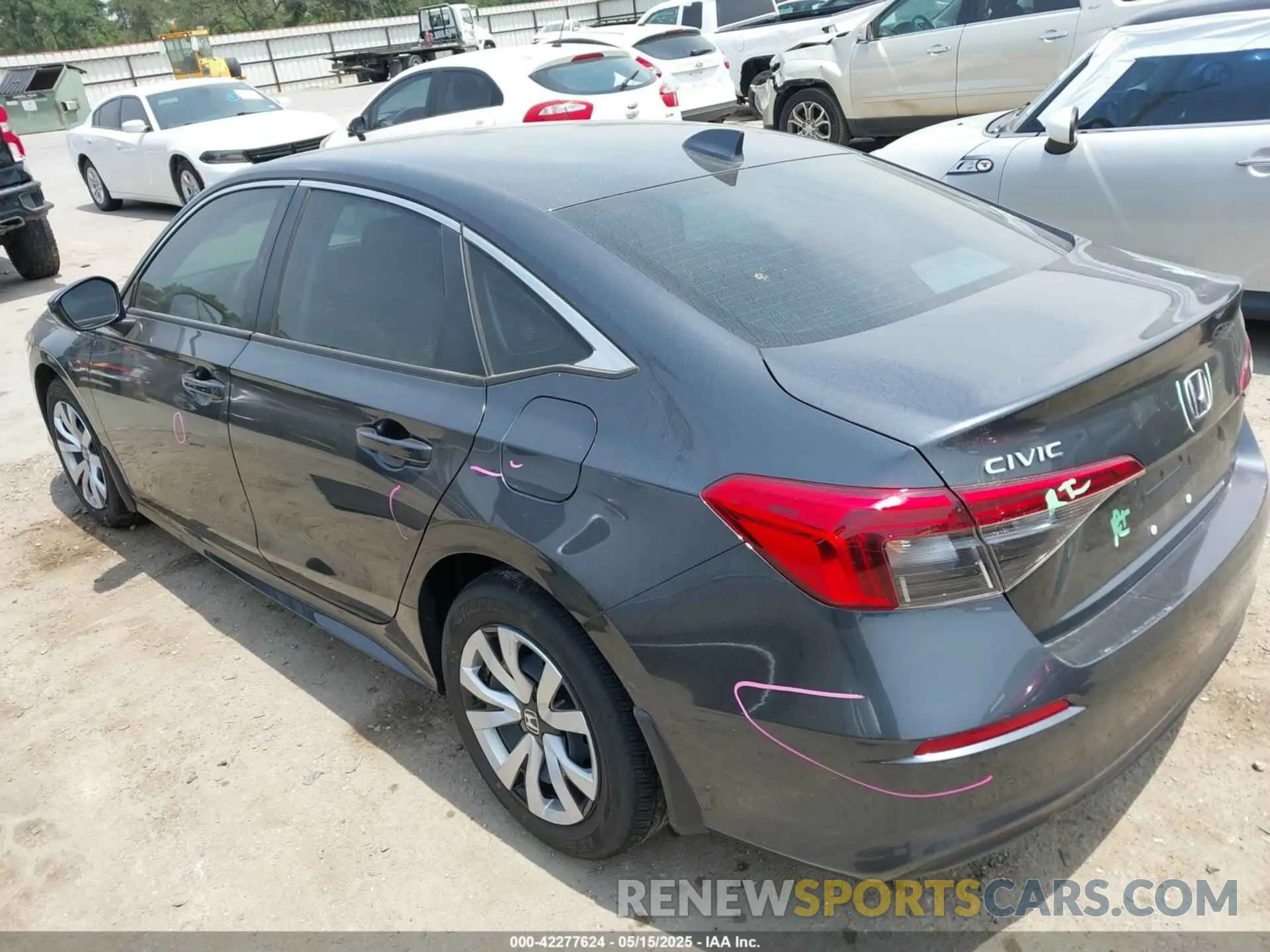 3 fotografías del automóvil dañado 2HGFE2F23RH571945 HONDA CIVIC 2024