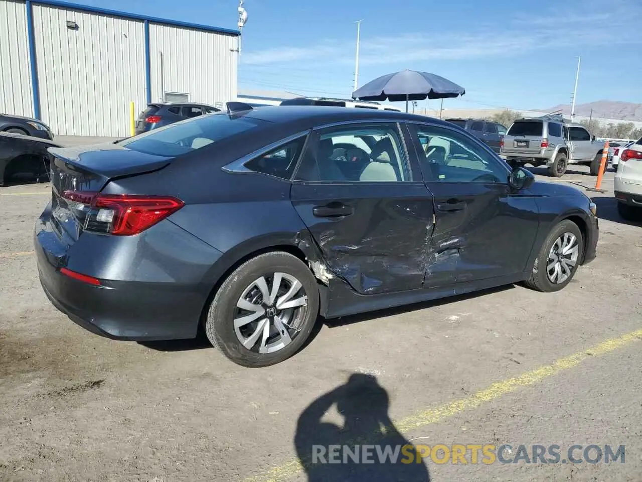 3 fotografías del automóvil dañado 2HGFE2F24RH524519 HONDA CIVIC 2024