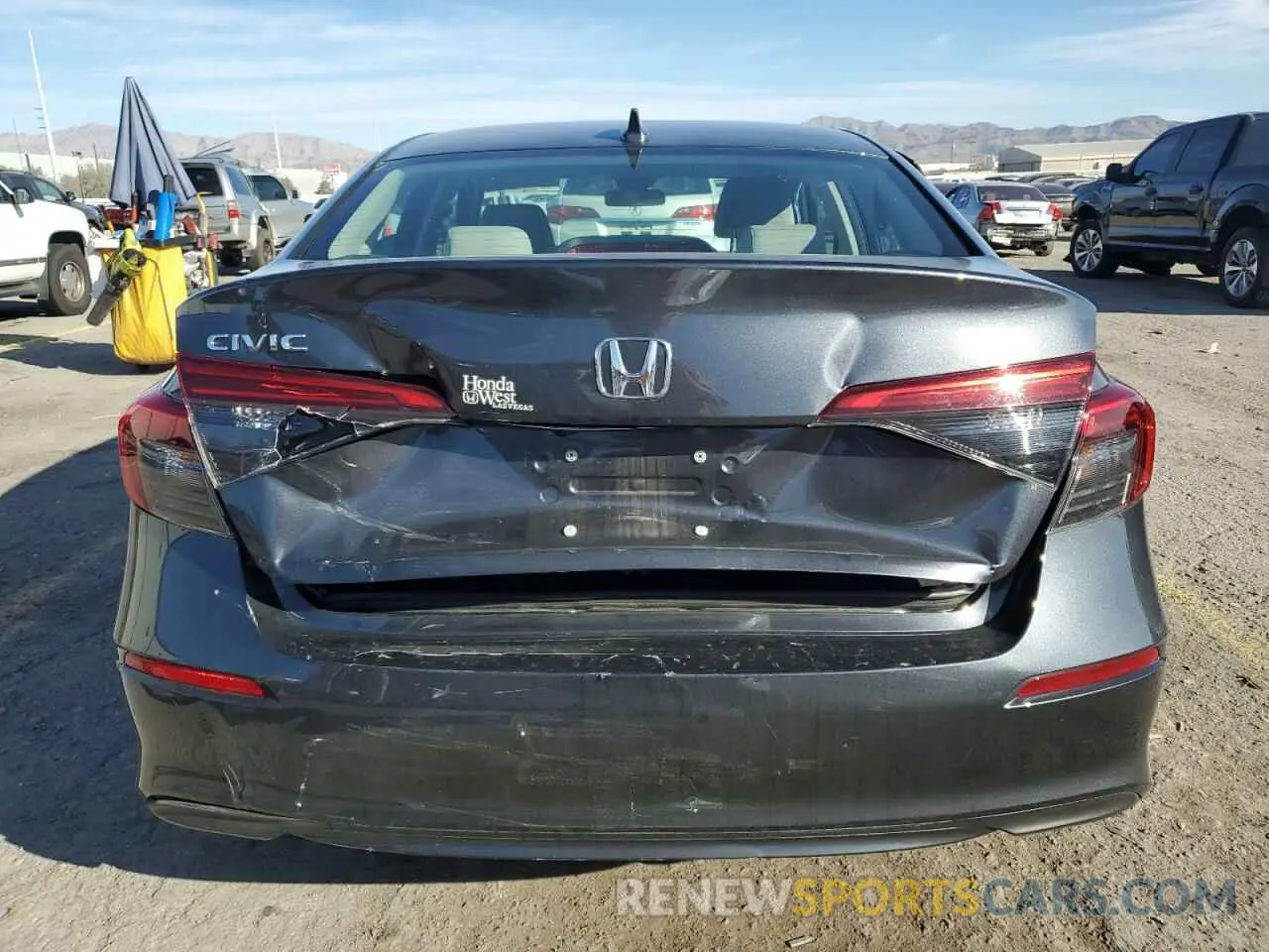 6 fotografías del automóvil dañado 2HGFE2F24RH524519 HONDA CIVIC 2024