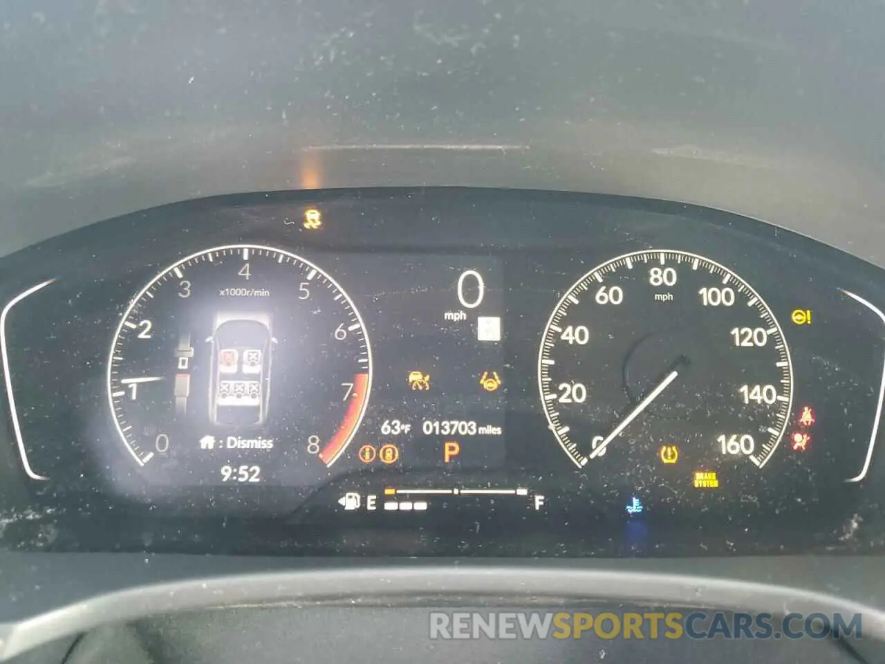 9 fotografías del automóvil dañado 2HGFE2F24RH524519 HONDA CIVIC 2024