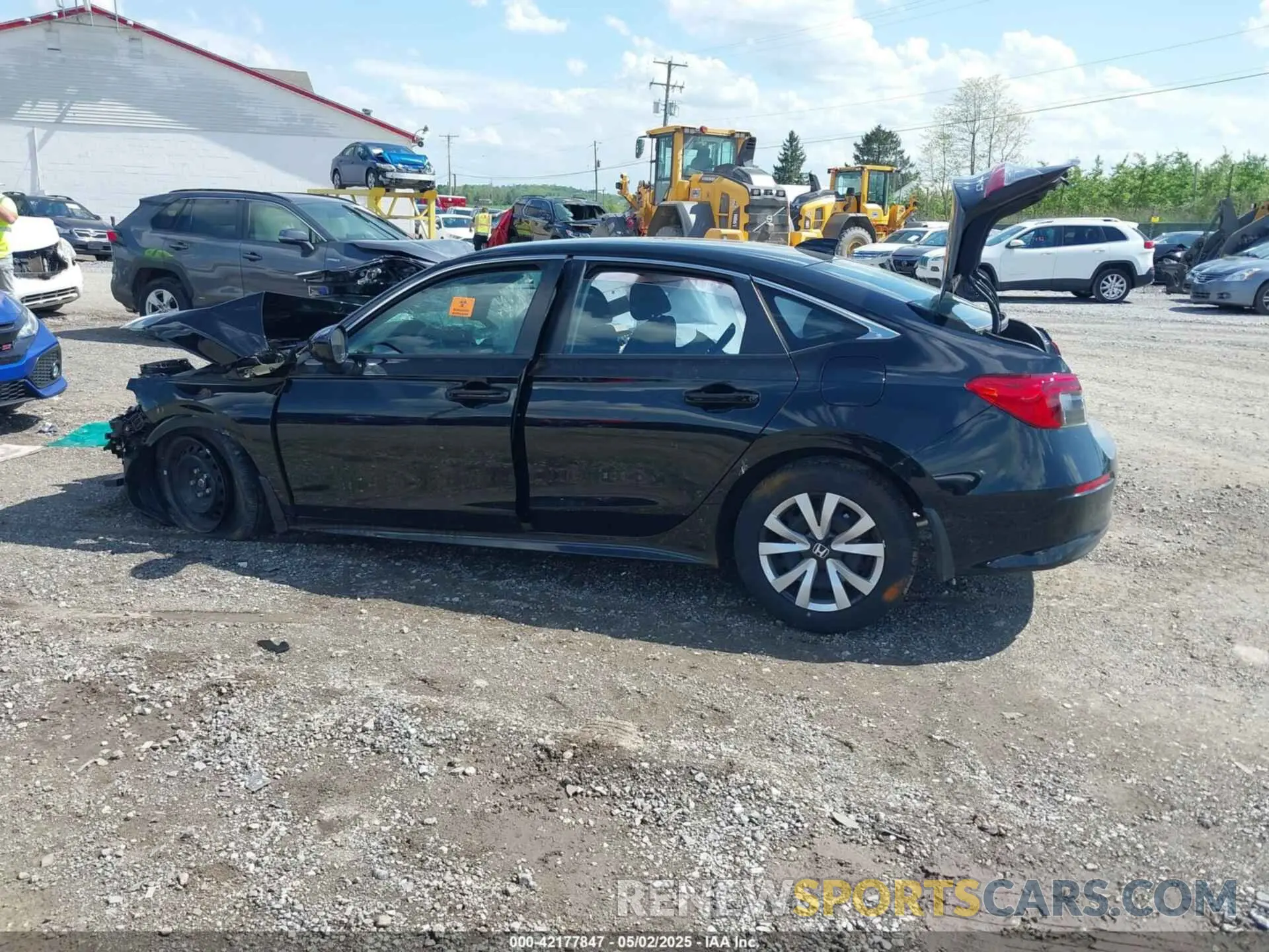 14 fotografías del automóvil dañado 2HGFE2F24RH561327 HONDA CIVIC 2024