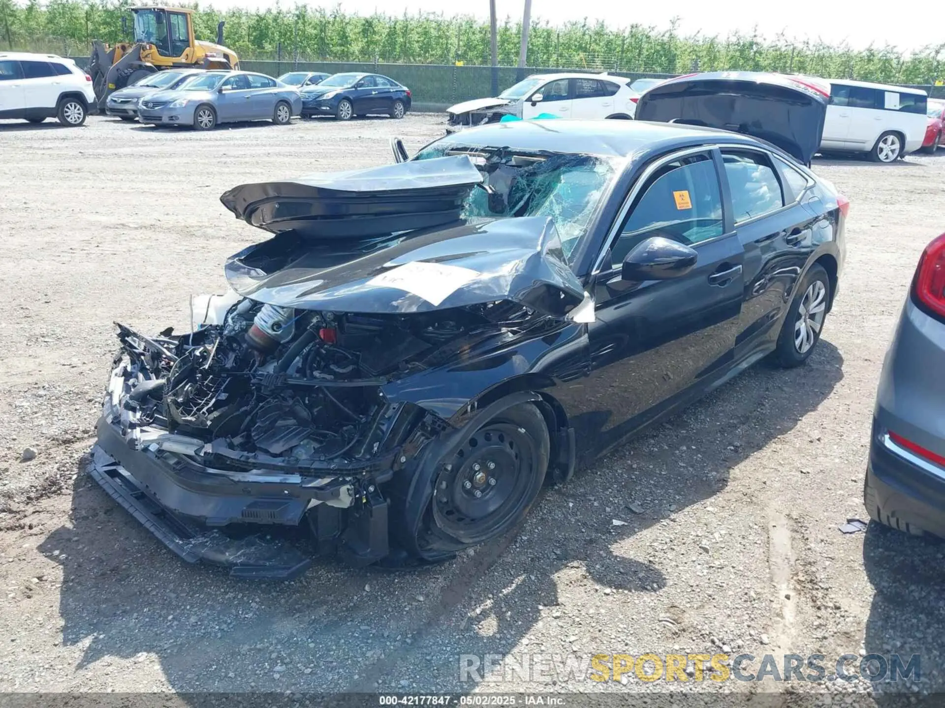 2 fotografías del automóvil dañado 2HGFE2F24RH561327 HONDA CIVIC 2024