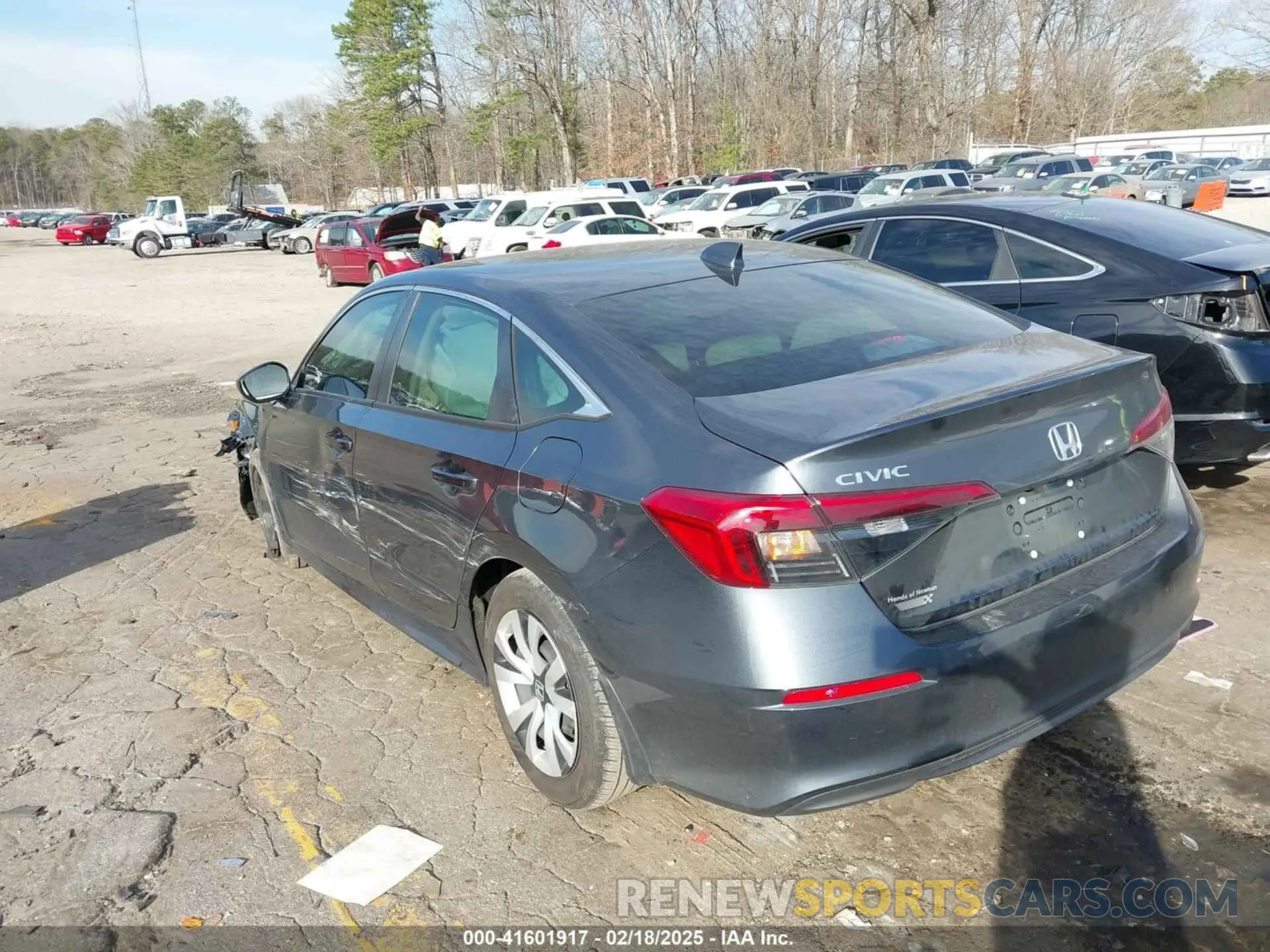 3 fotografías del automóvil dañado 2HGFE2F24RH567290 HONDA CIVIC 2024