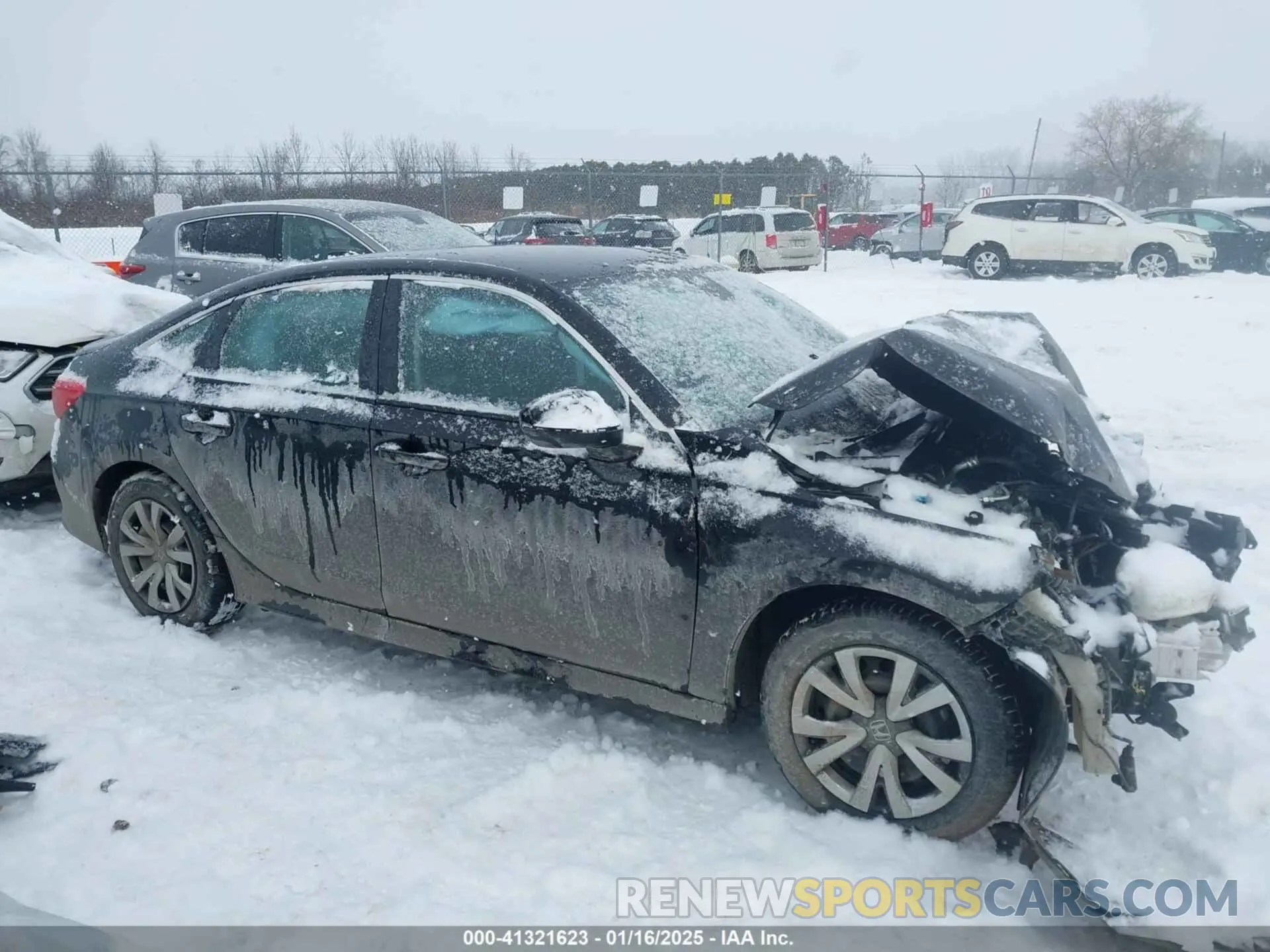 14 fotografías del automóvil dañado 2HGFE2F25RH584437 HONDA CIVIC 2024