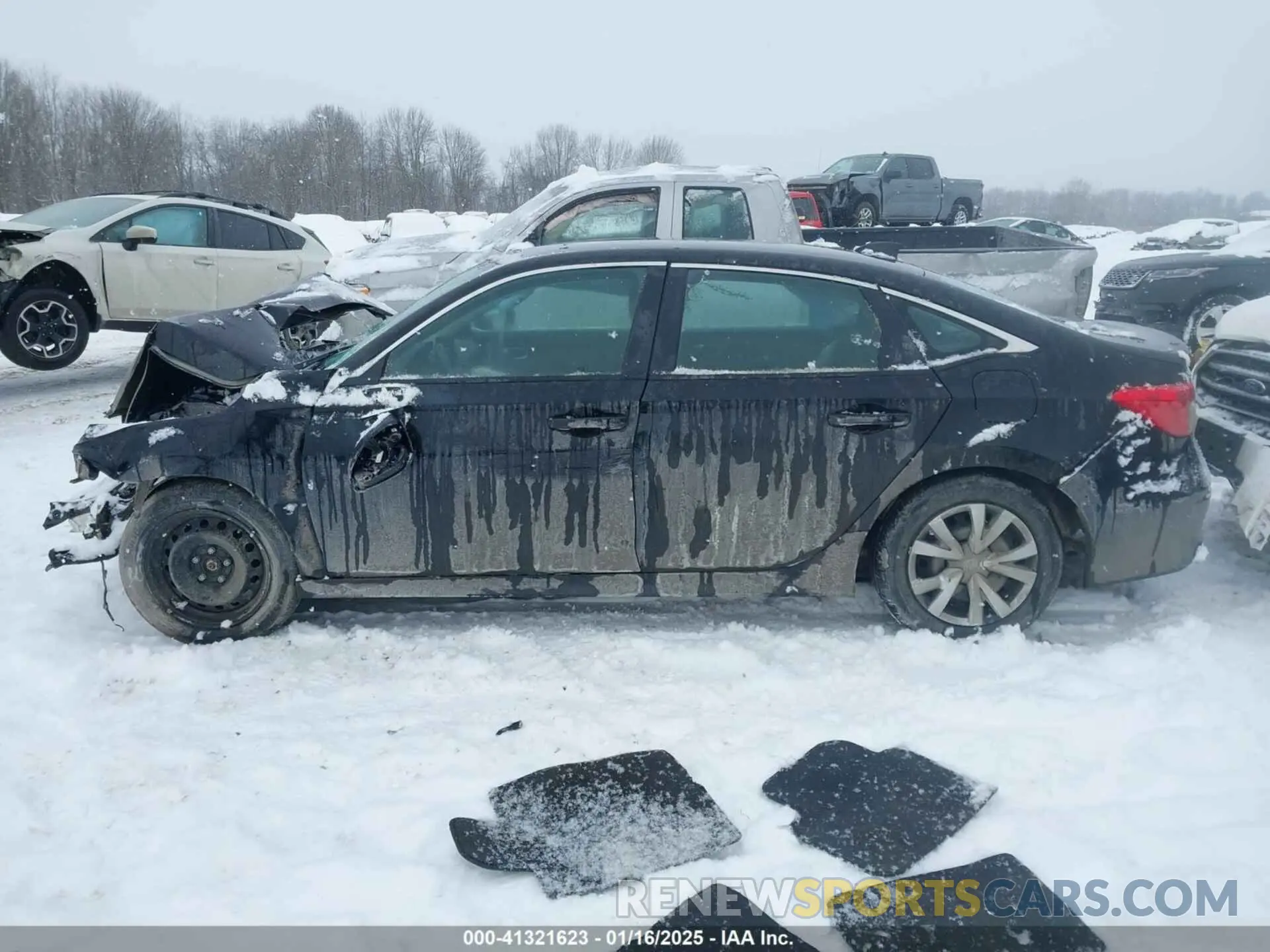 15 fotografías del automóvil dañado 2HGFE2F25RH584437 HONDA CIVIC 2024