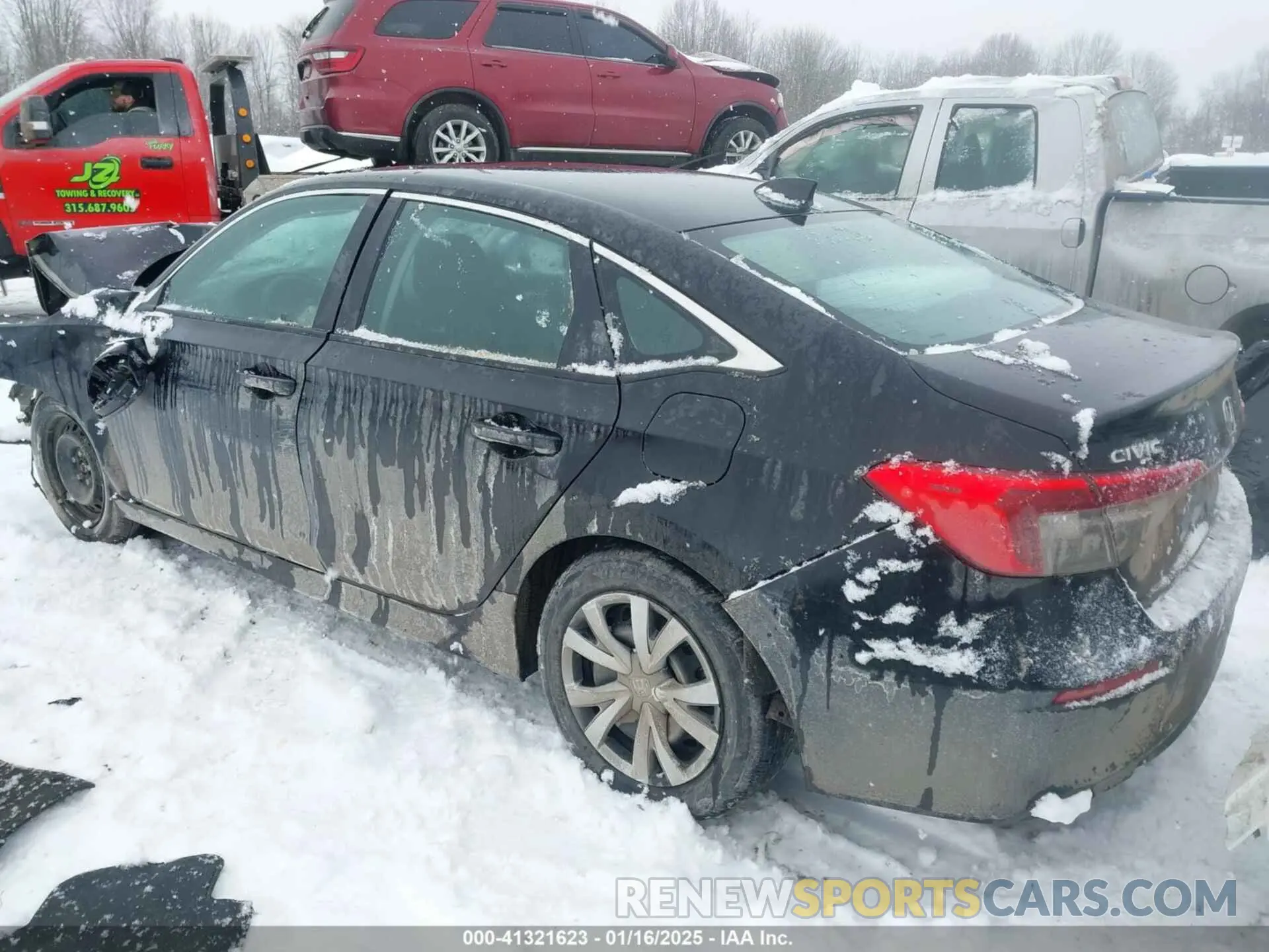 3 fotografías del automóvil dañado 2HGFE2F25RH584437 HONDA CIVIC 2024