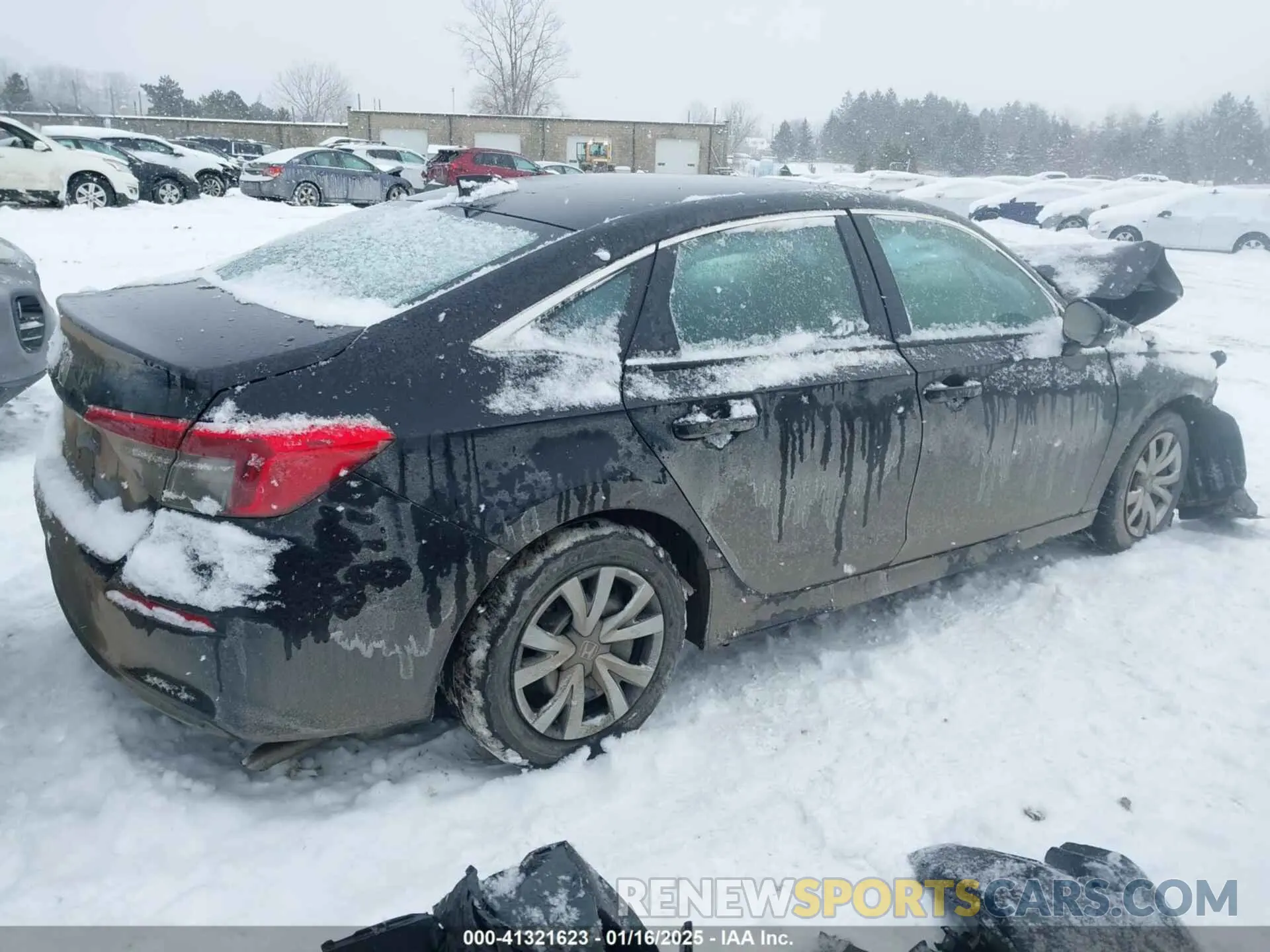 4 fotografías del automóvil dañado 2HGFE2F25RH584437 HONDA CIVIC 2024