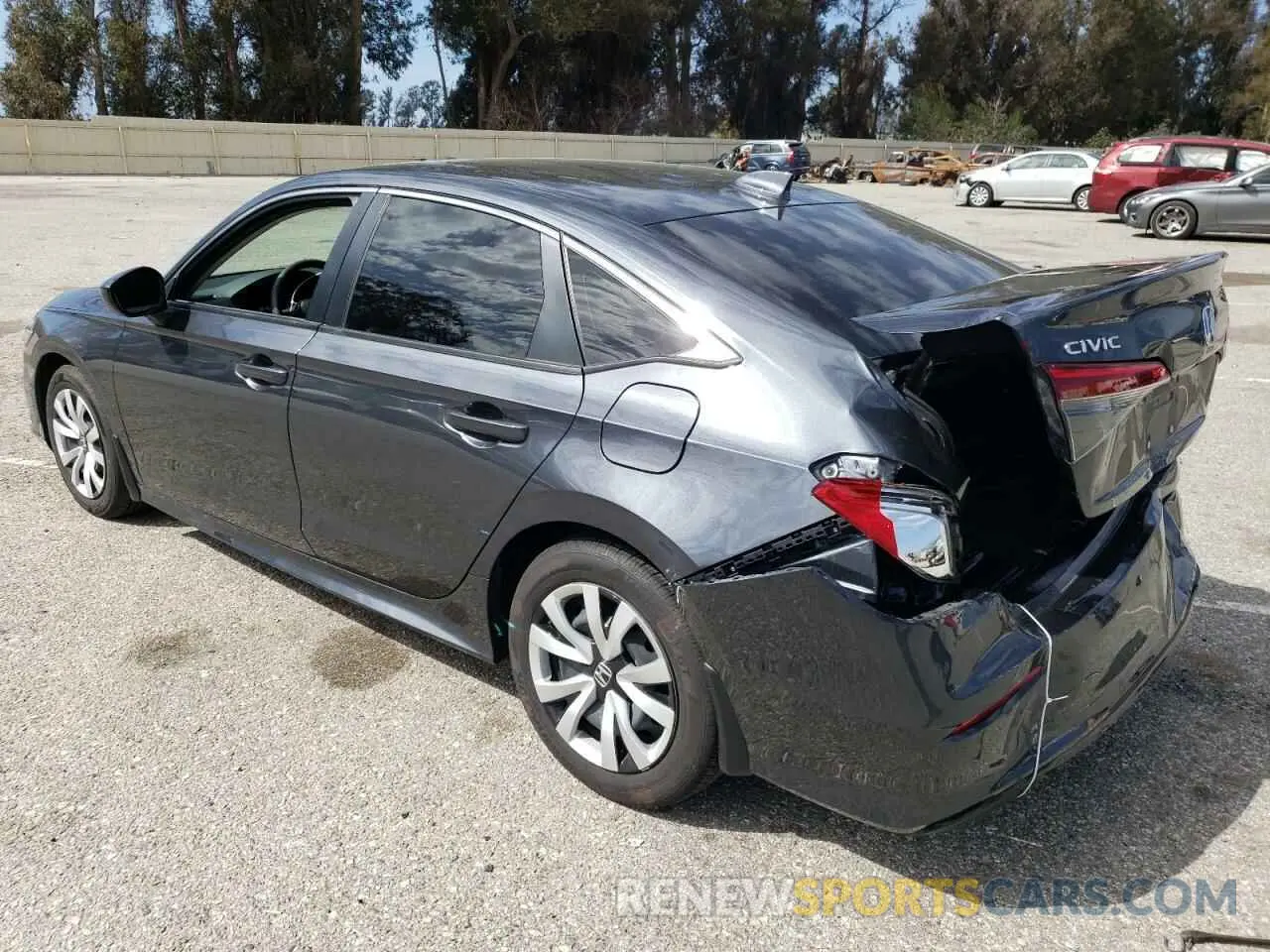 2 fotografías del automóvil dañado 2HGFE2F27RH562150 HONDA CIVIC 2024