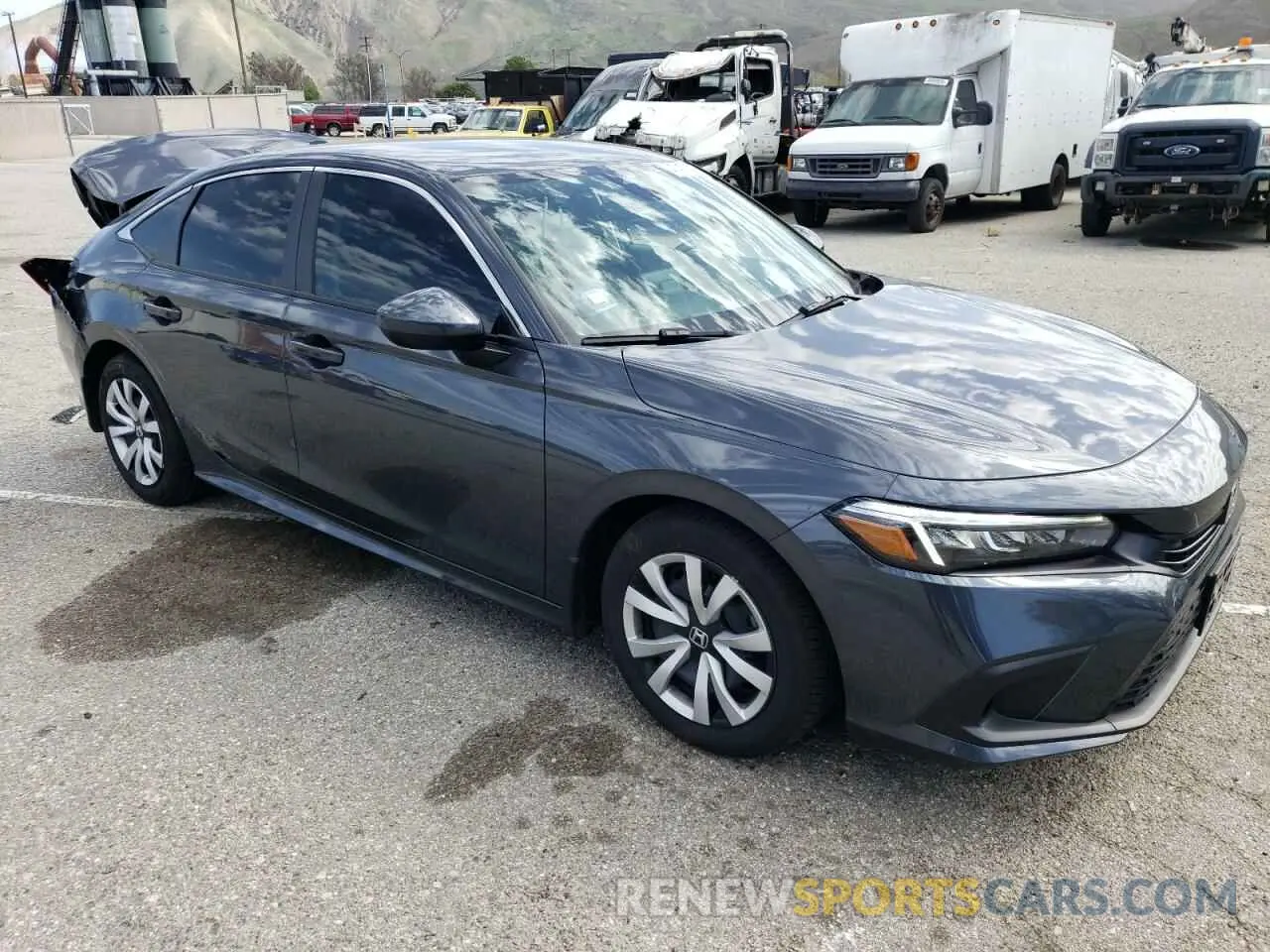 4 fotografías del automóvil dañado 2HGFE2F27RH562150 HONDA CIVIC 2024