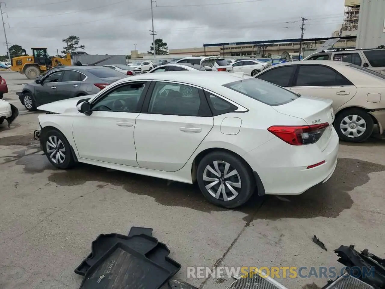 2 fotografías del automóvil dañado 2HGFE2F27RH571446 HONDA CIVIC 2024