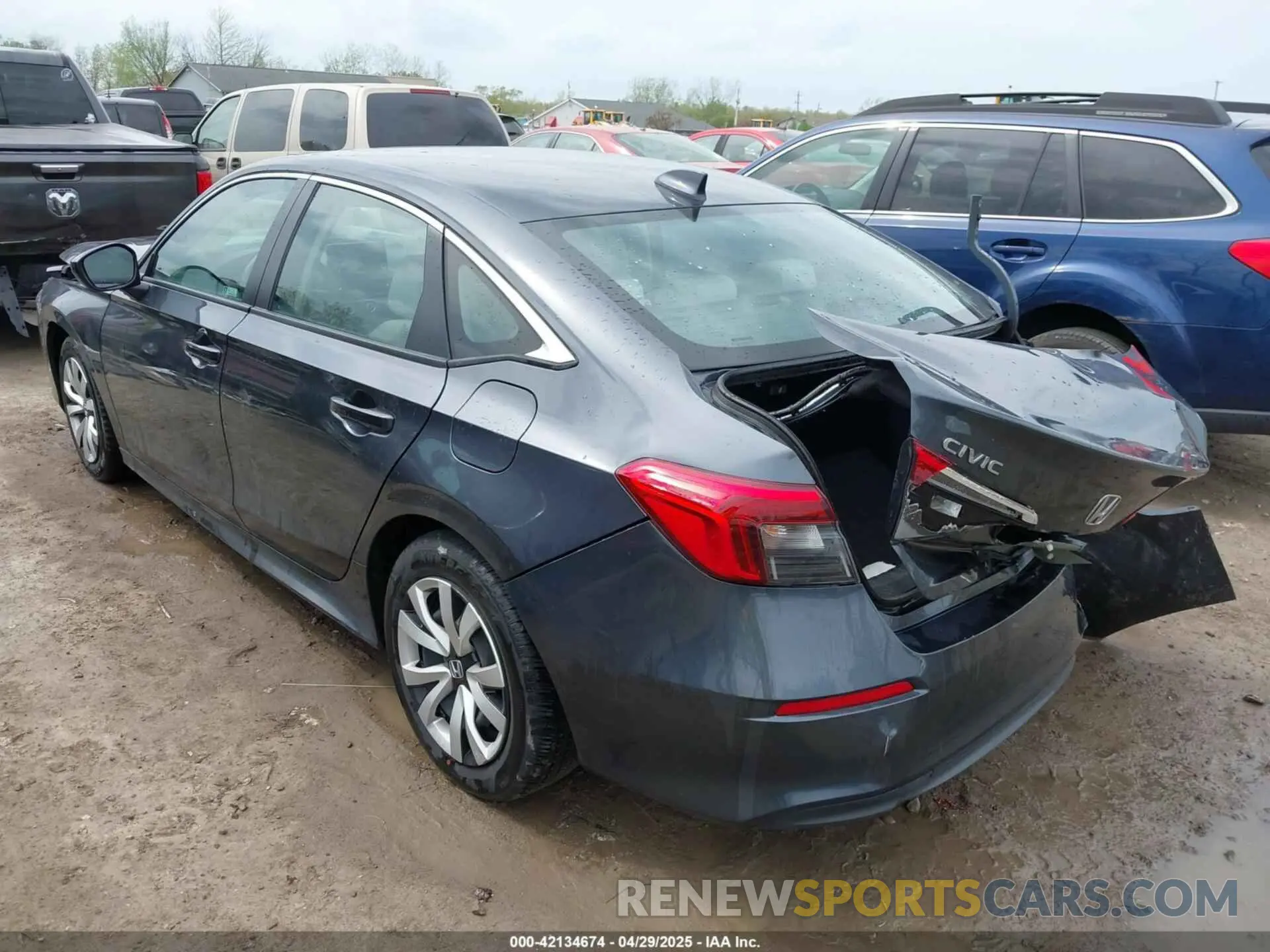 3 fotografías del automóvil dañado 2HGFE2F28RH568684 HONDA CIVIC 2024