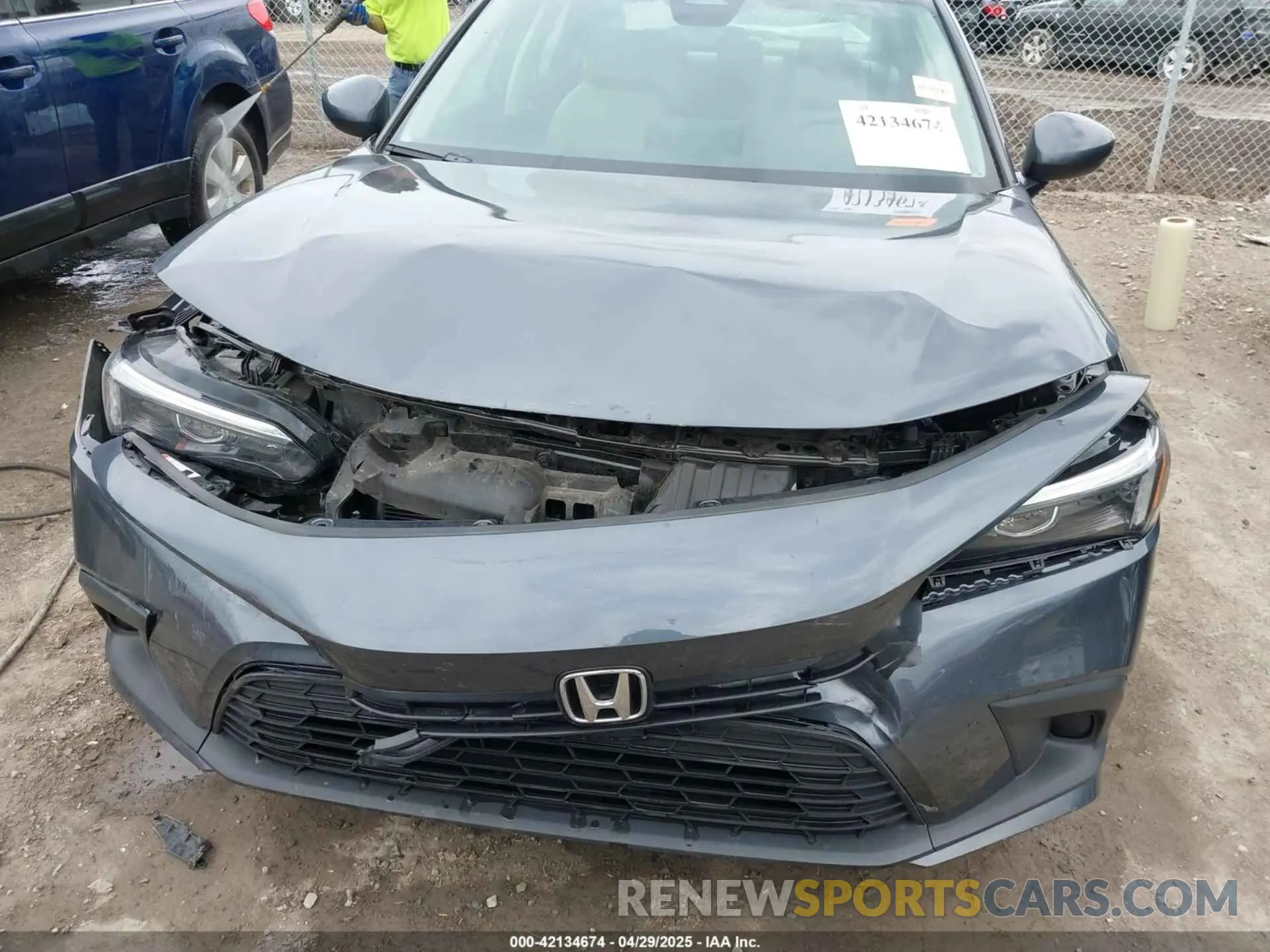 6 fotografías del automóvil dañado 2HGFE2F28RH568684 HONDA CIVIC 2024