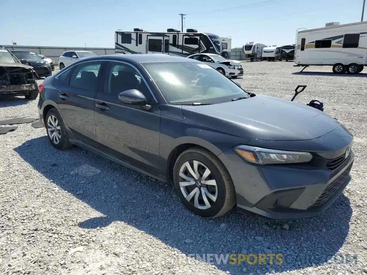 4 fotografías del automóvil dañado 2HGFE2F29RH579824 HONDA CIVIC 2024
