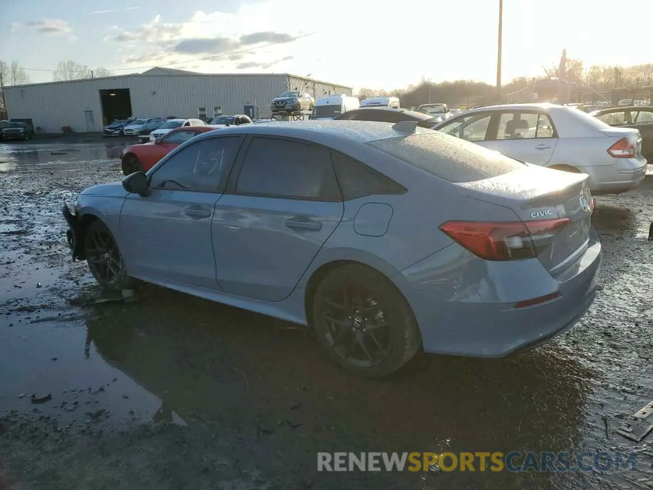 2 fotografías del automóvil dañado 2HGFE2F50RH526455 HONDA CIVIC 2024