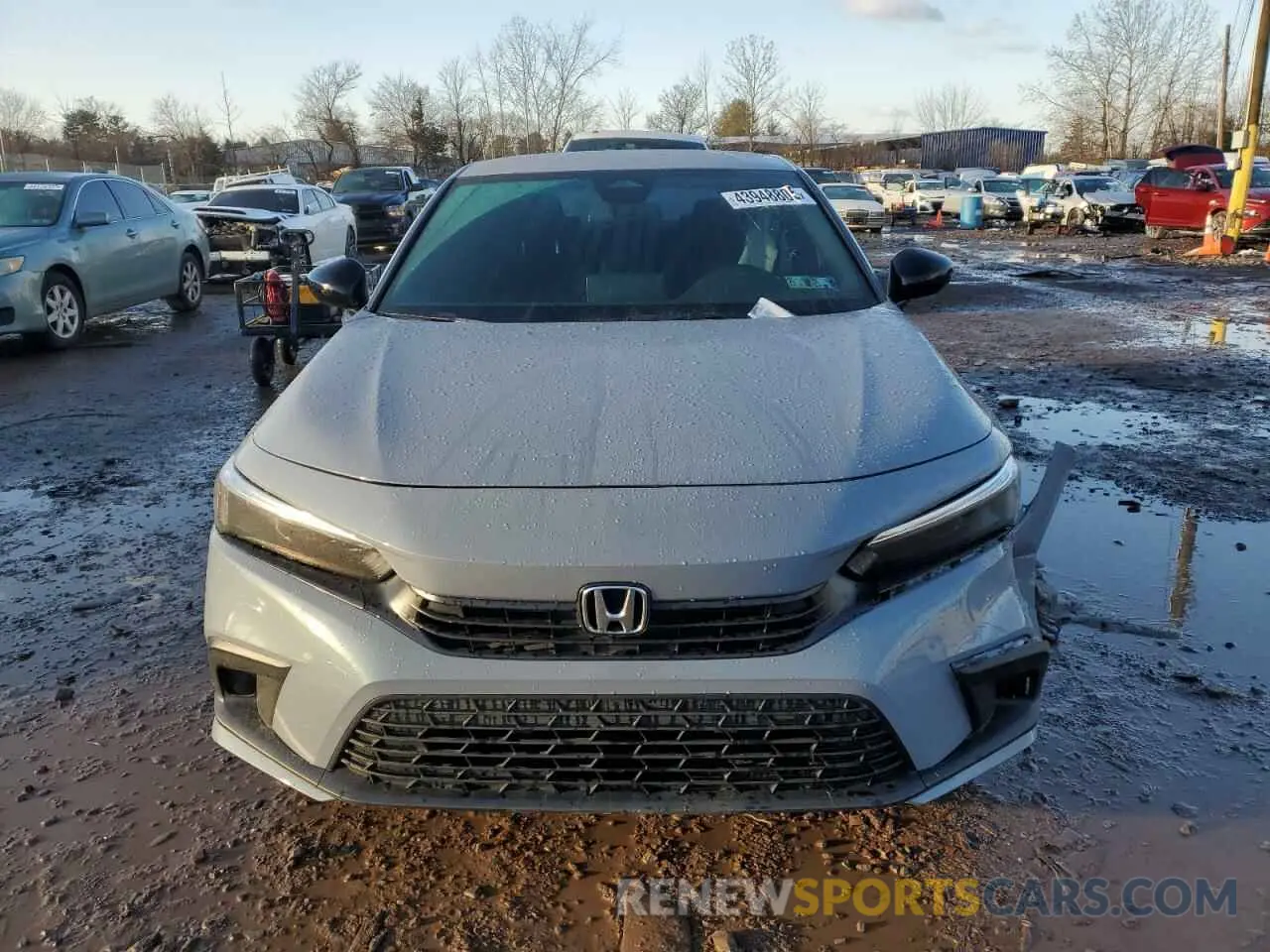 5 fotografías del automóvil dañado 2HGFE2F50RH526455 HONDA CIVIC 2024