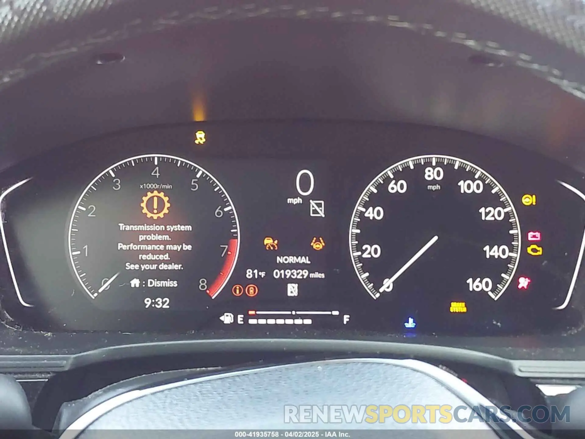 7 fotografías del automóvil dañado 2HGFE2F50RH536323 HONDA CIVIC 2024