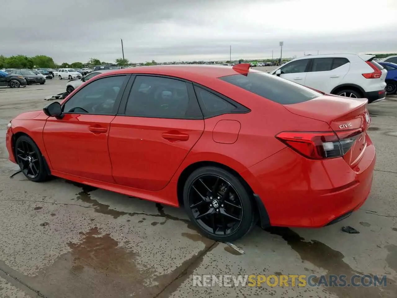 2 fotografías del automóvil dañado 2HGFE2F50RH538699 HONDA CIVIC 2024