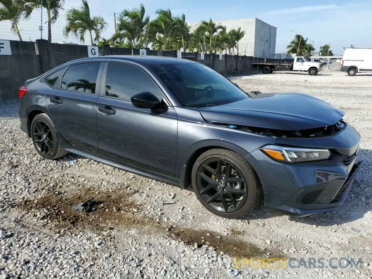 4 fotografías del automóvil dañado 2HGFE2F50RH545006 HONDA CIVIC 2024