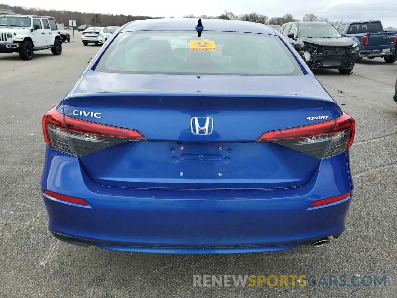 6 fotografías del automóvil dañado 2HGFE2F50RH550903 HONDA CIVIC 2024