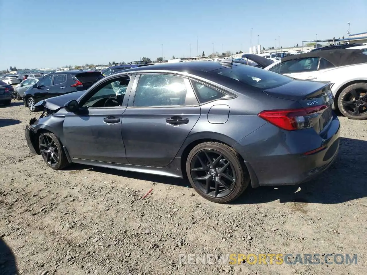 2 fotografías del automóvil dañado 2HGFE2F50RH568365 HONDA CIVIC 2024