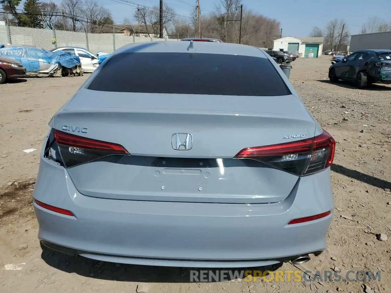 6 fotografías del automóvil dañado 2HGFE2F50RH574599 HONDA CIVIC 2024