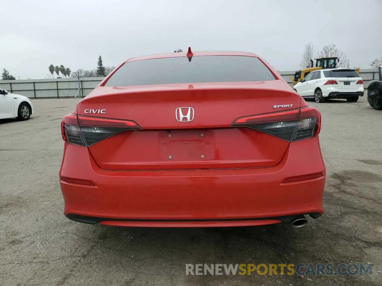 6 fotografías del automóvil dañado 2HGFE2F51RH513052 HONDA CIVIC 2024