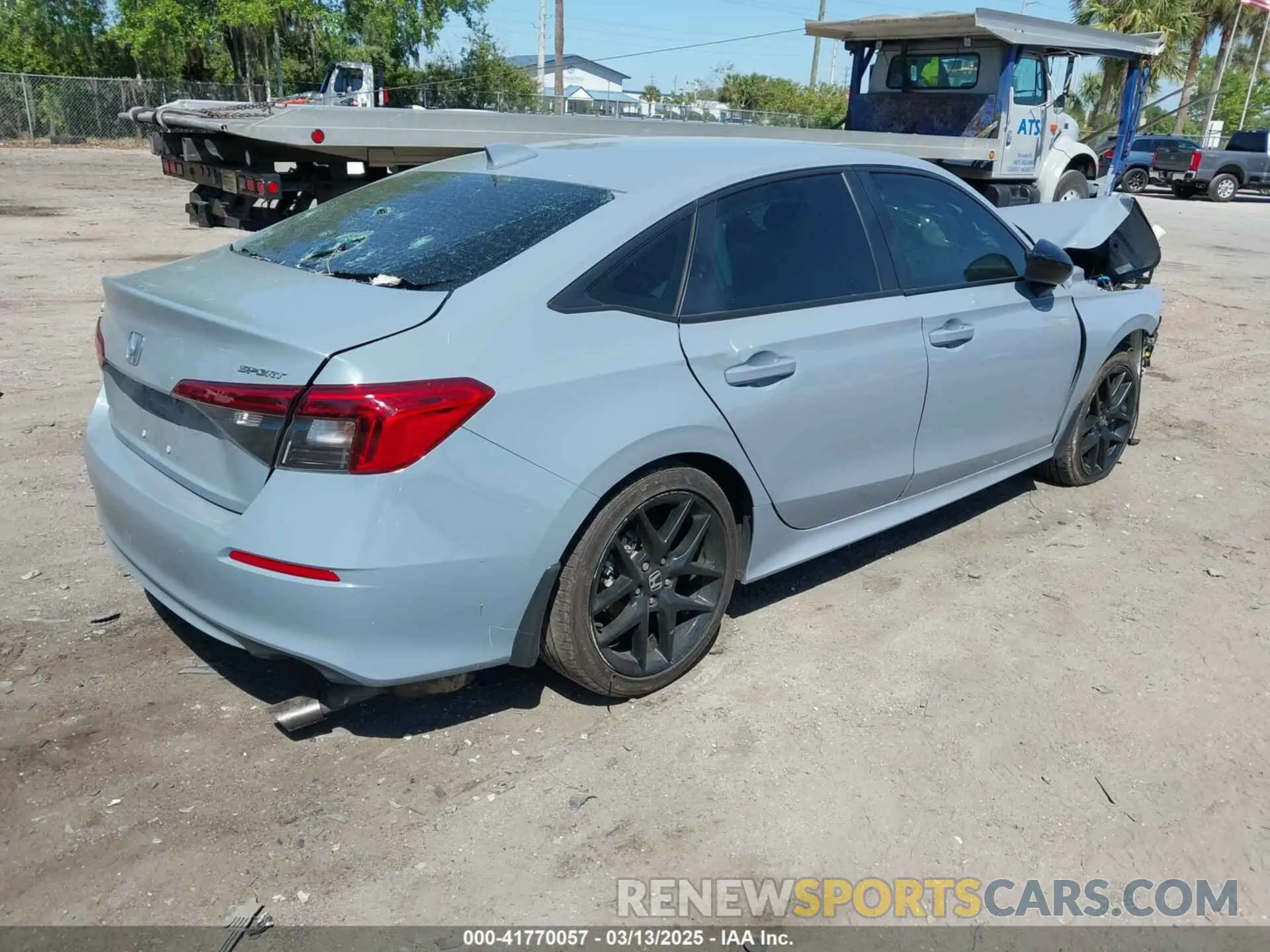 4 fotografías del automóvil dañado 2HGFE2F51RH514766 HONDA CIVIC 2024