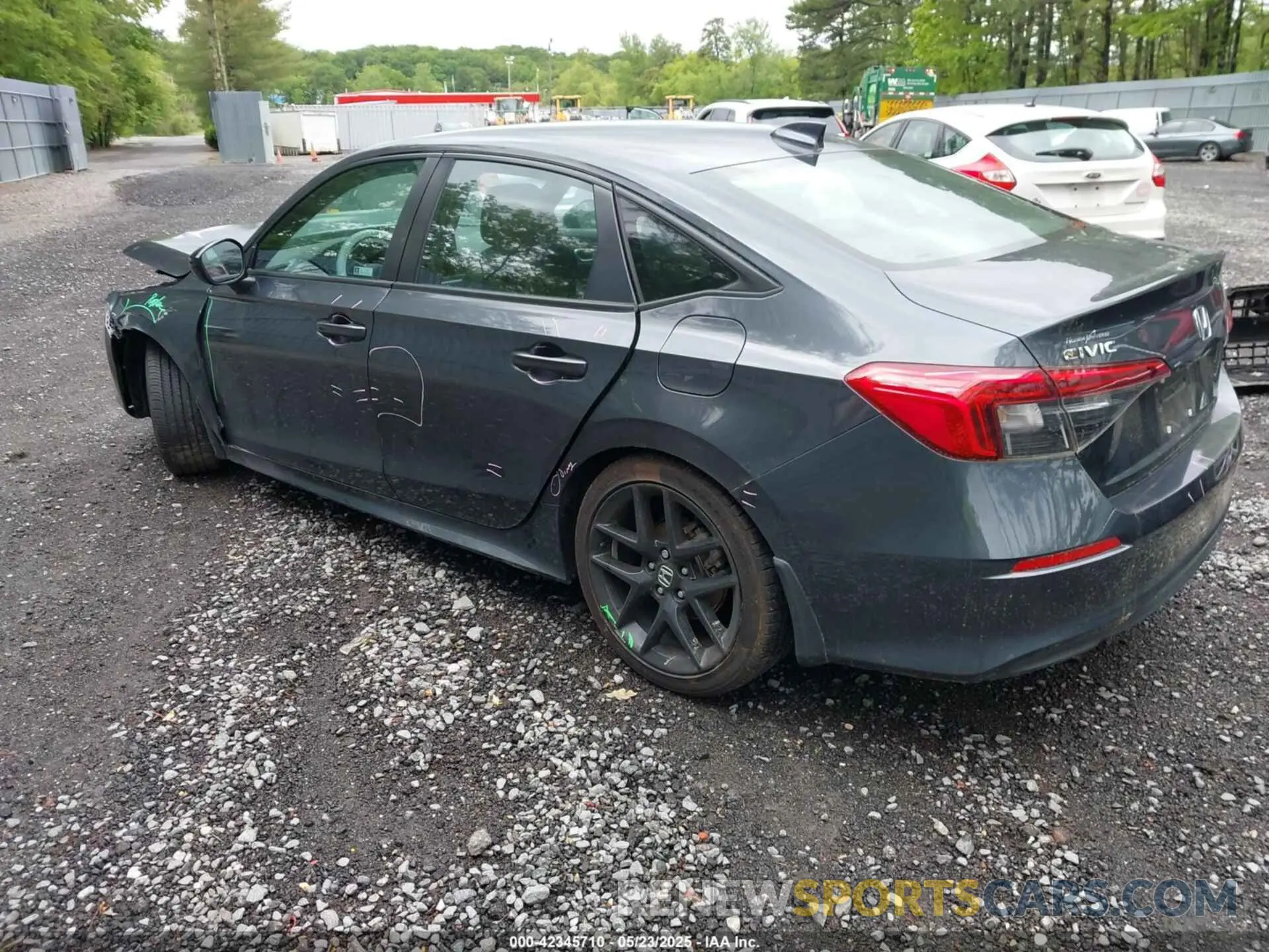 3 fotografías del automóvil dañado 2HGFE2F51RH516193 HONDA CIVIC 2024
