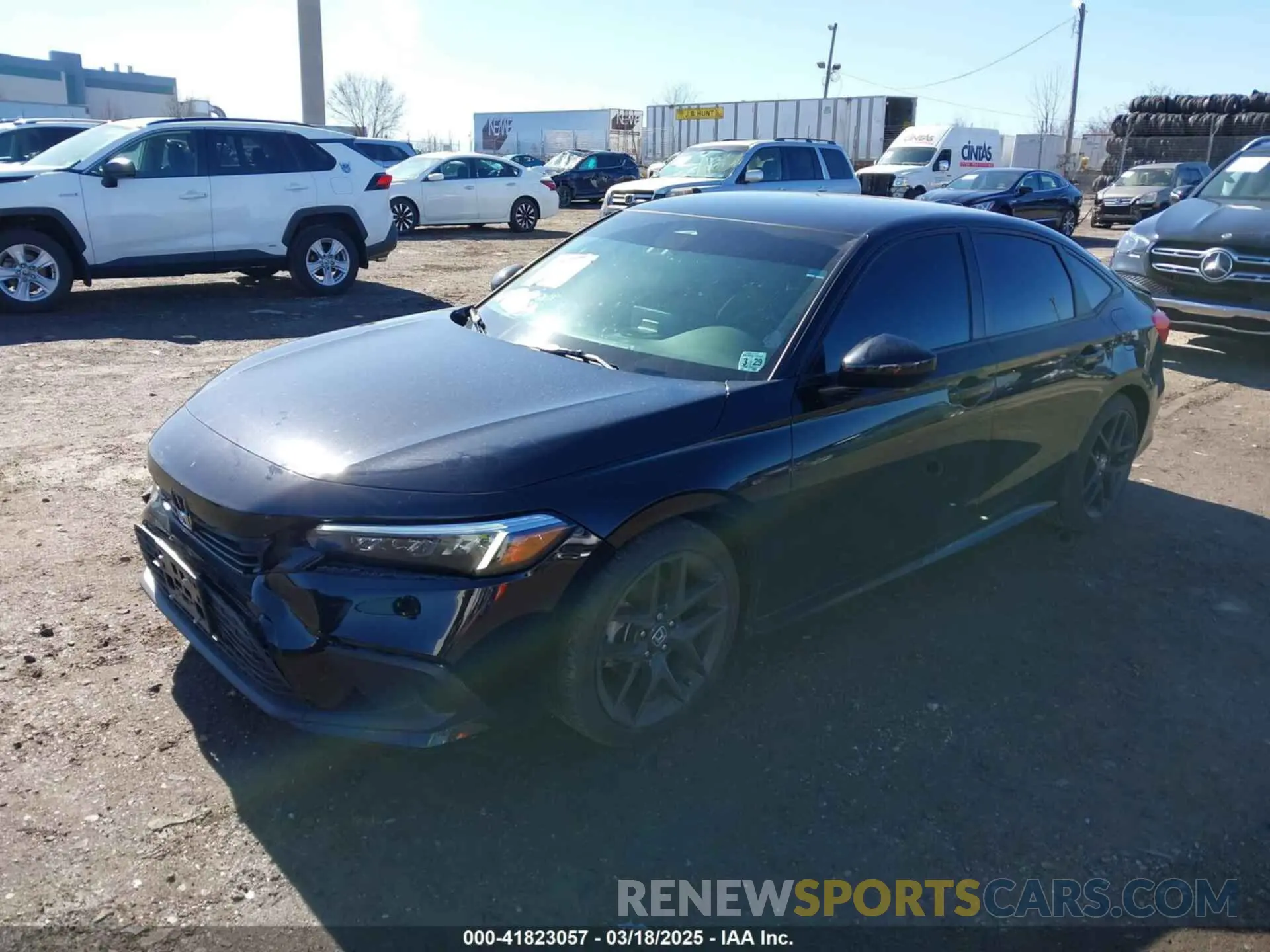 2 fotografías del automóvil dañado 2HGFE2F51RH545984 HONDA CIVIC 2024