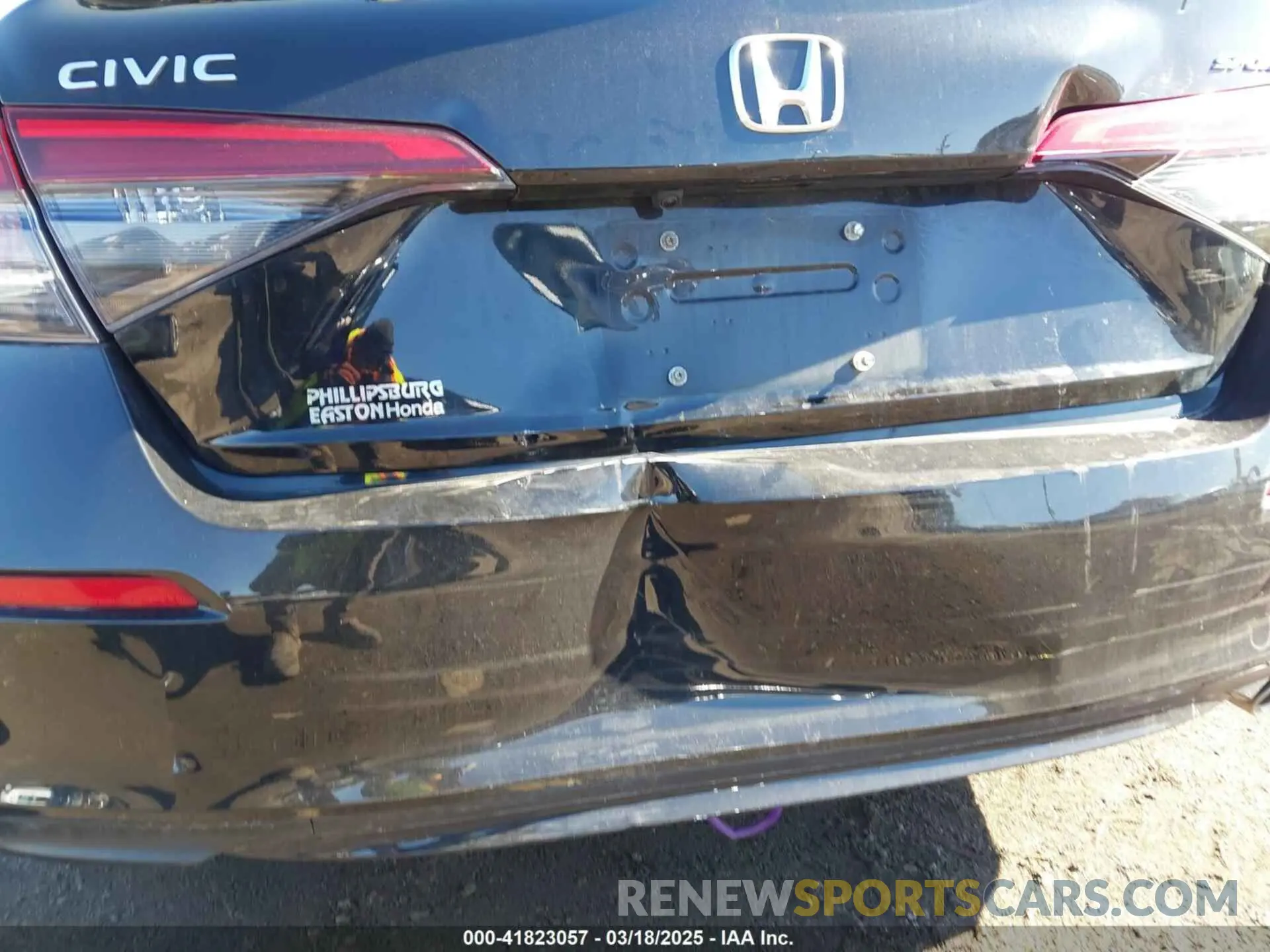 6 fotografías del automóvil dañado 2HGFE2F51RH545984 HONDA CIVIC 2024