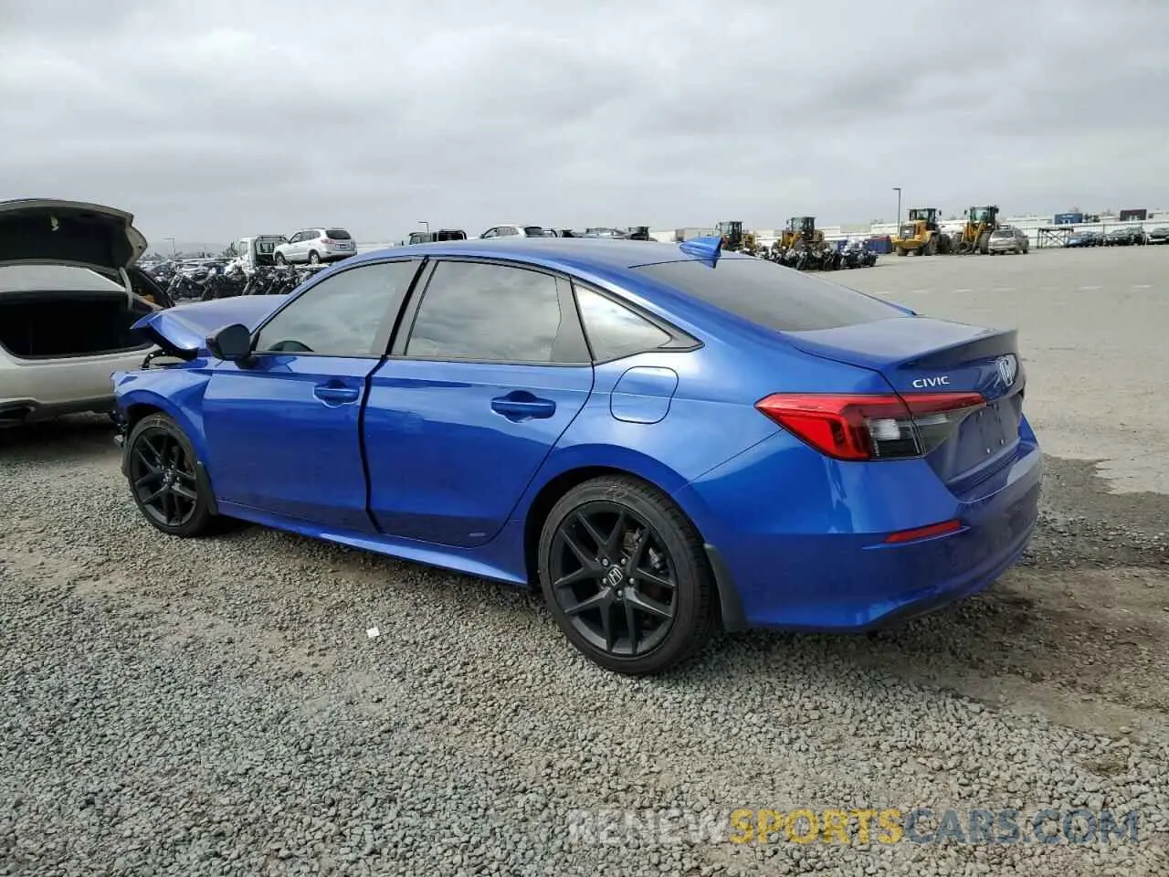 2 fotografías del automóvil dañado 2HGFE2F51RH552093 HONDA CIVIC 2024