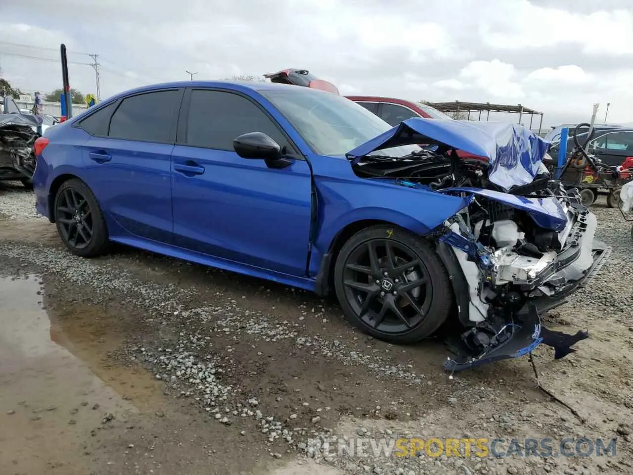 4 fotografías del automóvil dañado 2HGFE2F51RH552093 HONDA CIVIC 2024