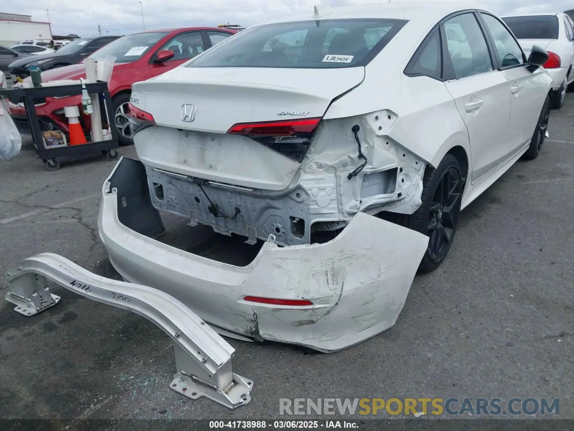 6 fotografías del automóvil dañado 2HGFE2F51RH564793 HONDA CIVIC 2024