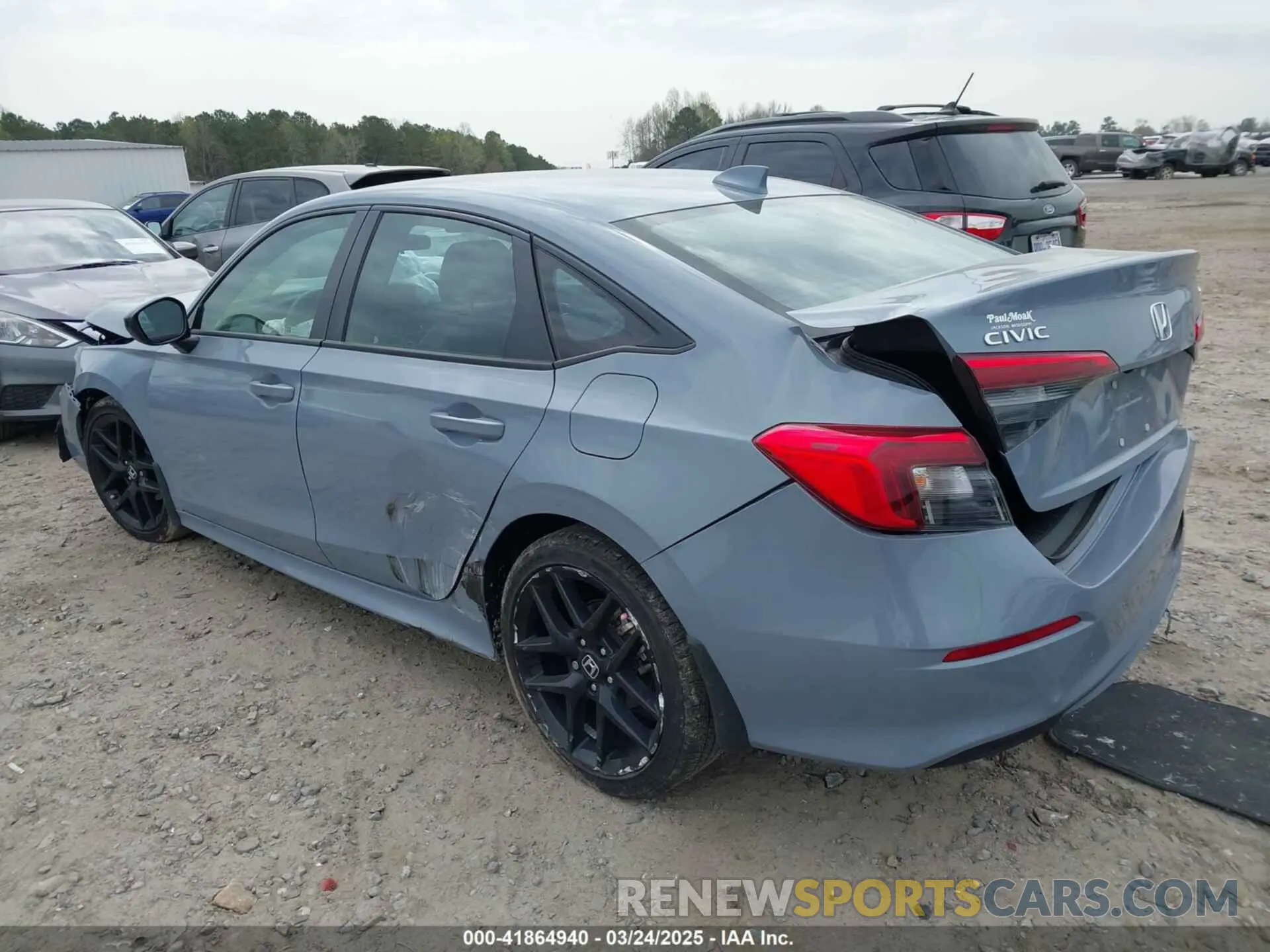 3 fotografías del automóvil dañado 2HGFE2F51RH569945 HONDA CIVIC 2024