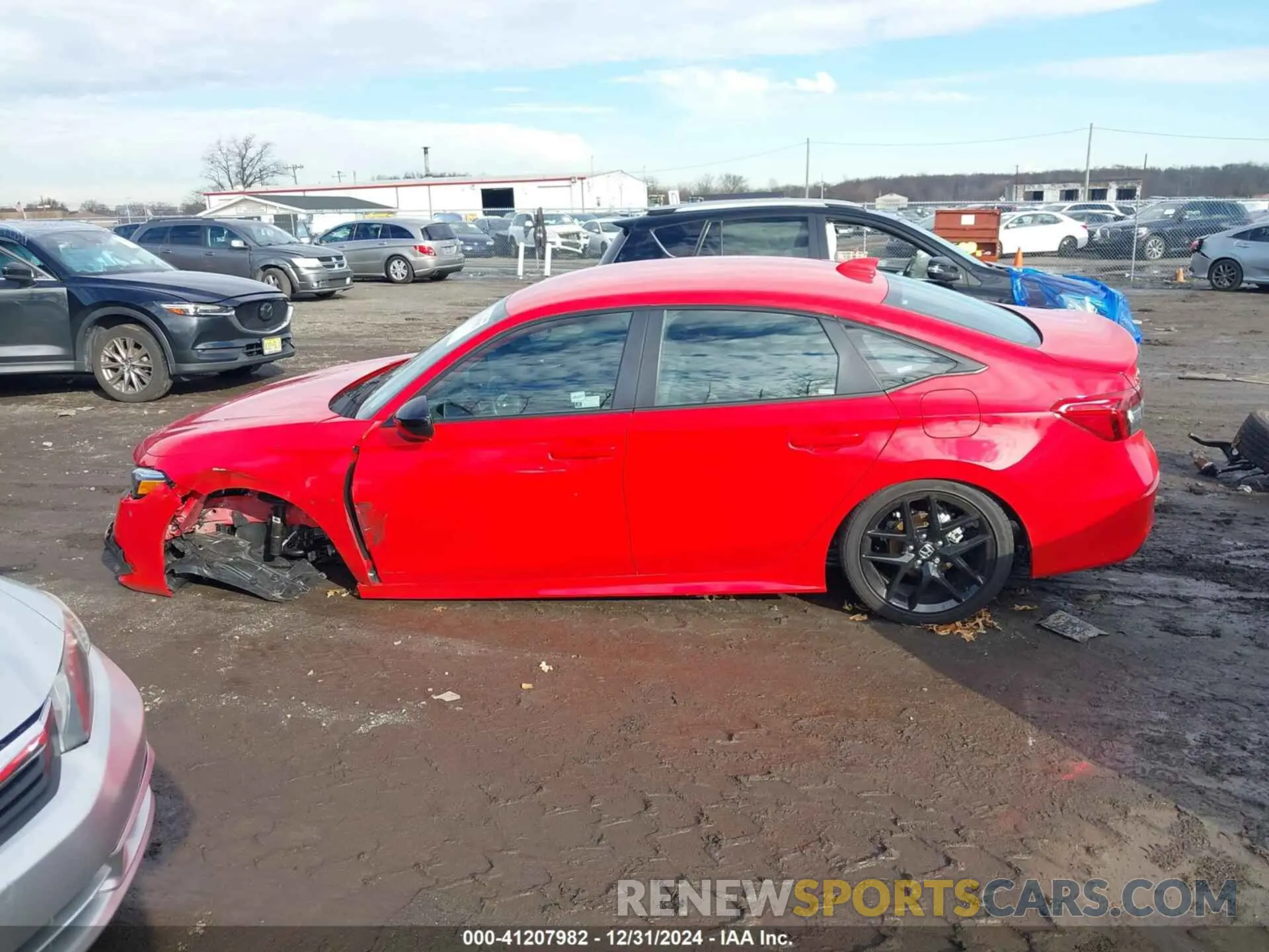 15 fotografías del automóvil dañado 2HGFE2F51RH579360 HONDA CIVIC 2024