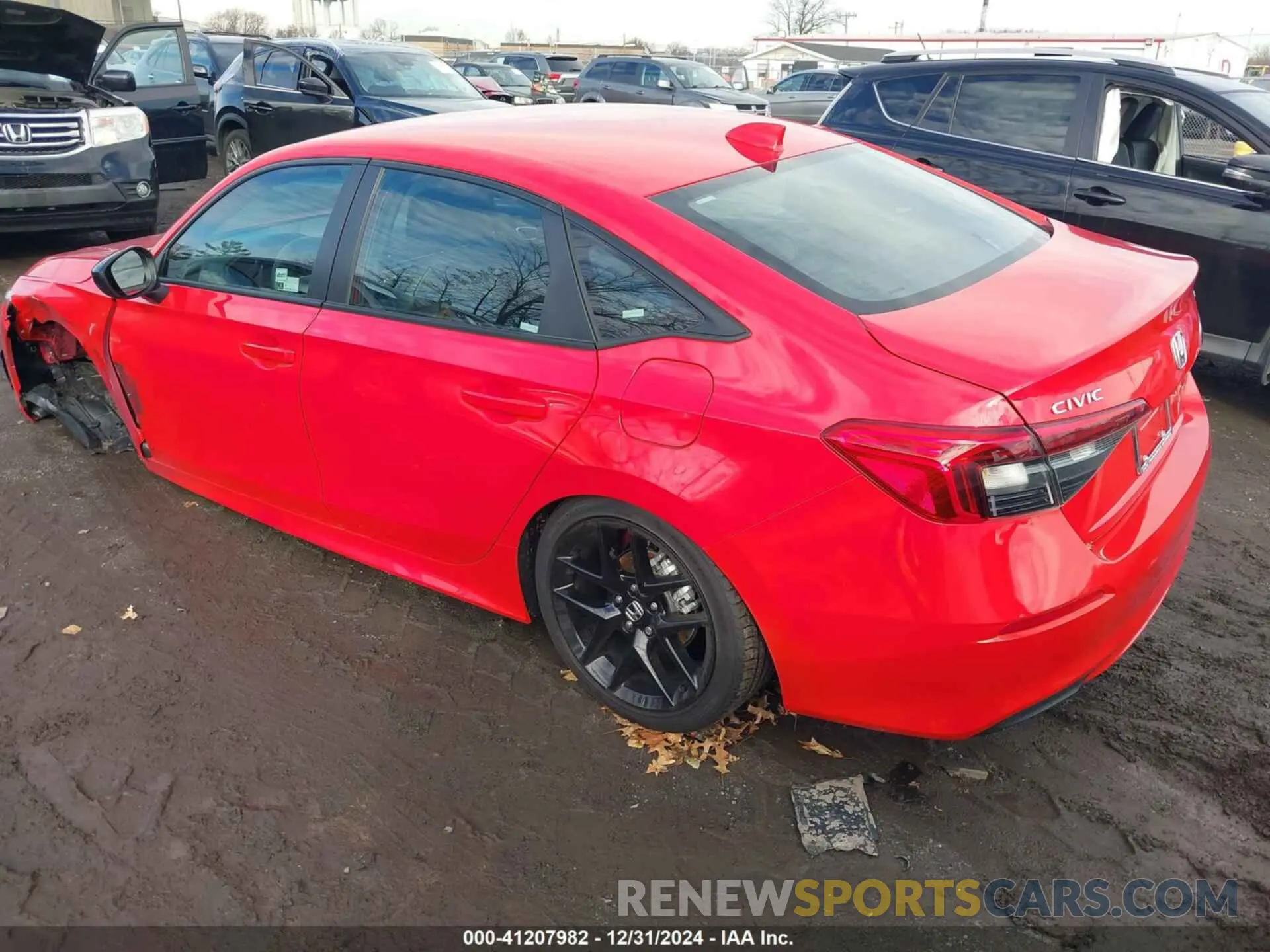 3 fotografías del automóvil dañado 2HGFE2F51RH579360 HONDA CIVIC 2024