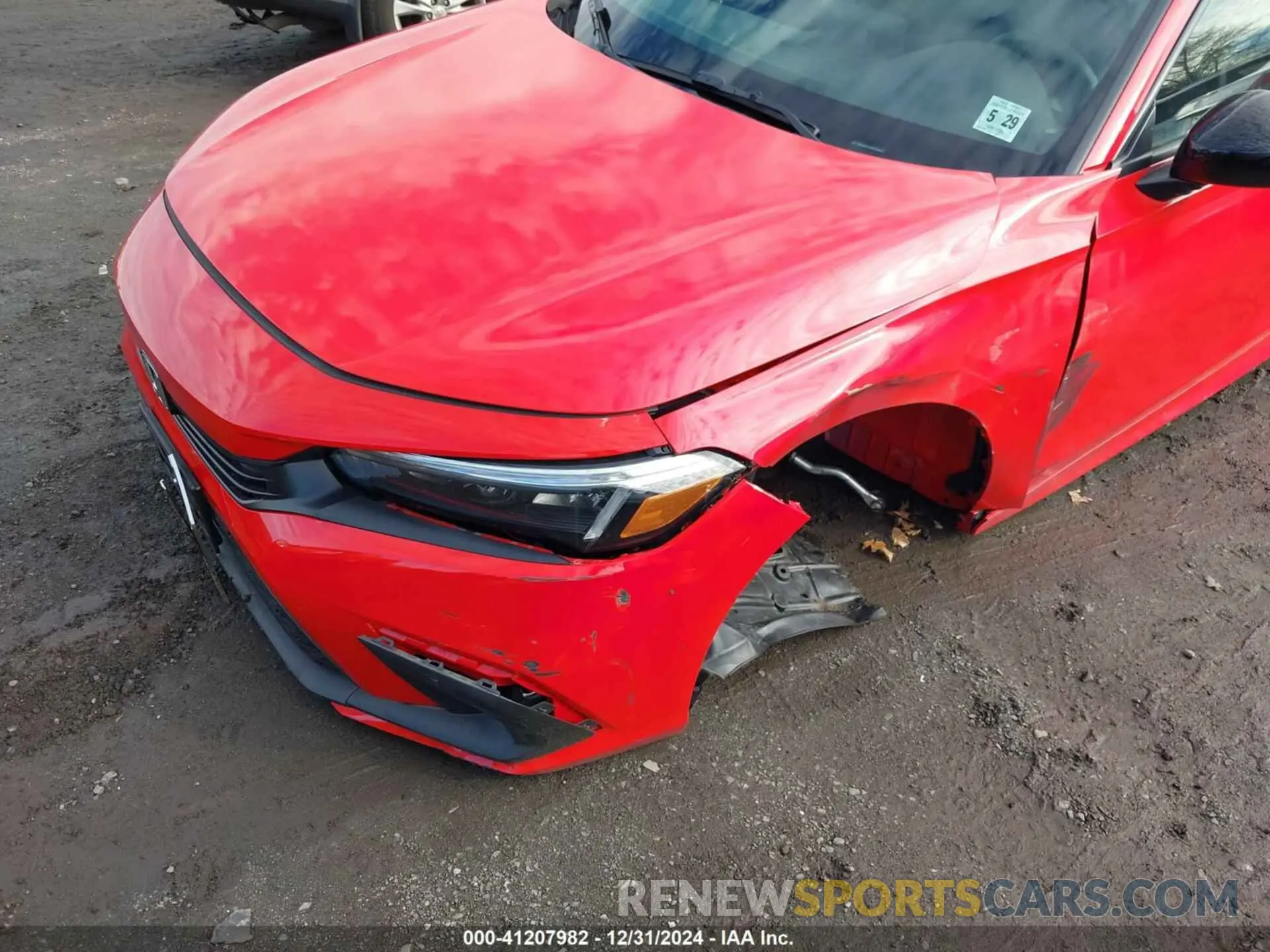 6 fotografías del automóvil dañado 2HGFE2F51RH579360 HONDA CIVIC 2024