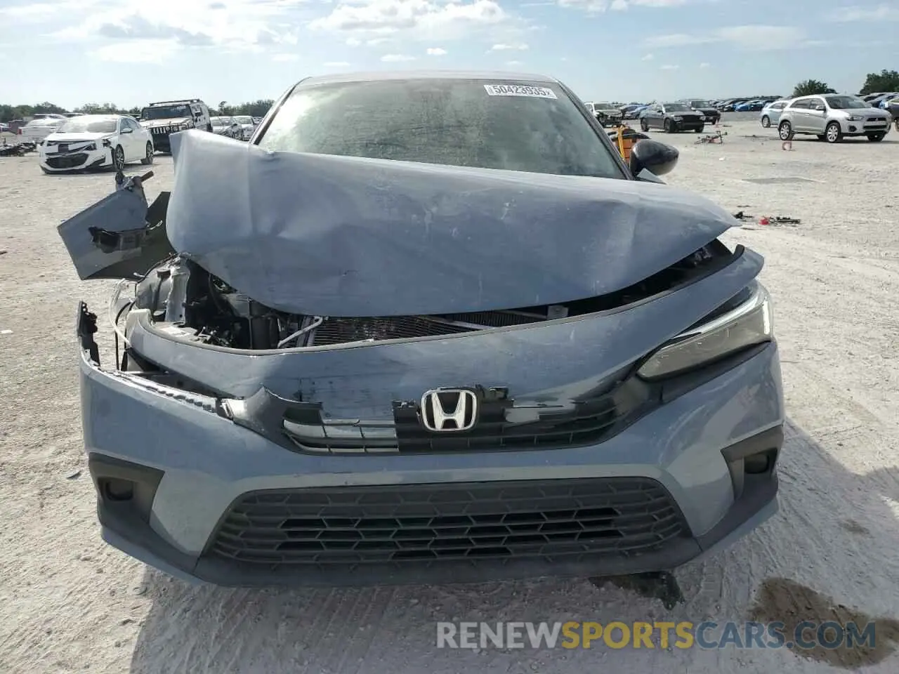 5 fotografías del automóvil dañado 2HGFE2F51RH588270 HONDA CIVIC 2024