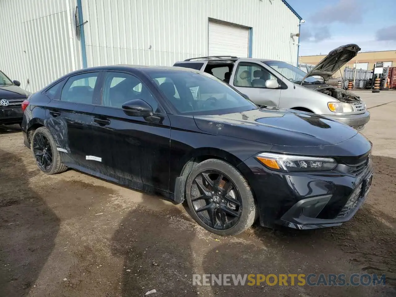 4 fotografías del automóvil dañado 2HGFE2F52RH117552 HONDA CIVIC 2024