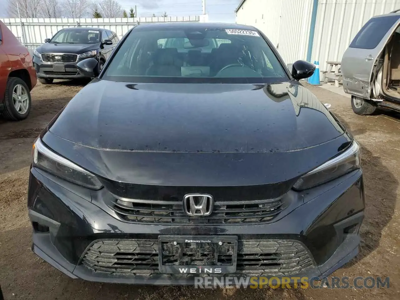 5 fotografías del automóvil dañado 2HGFE2F52RH117552 HONDA CIVIC 2024
