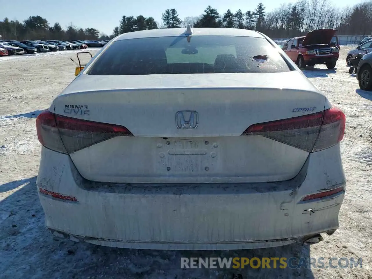 6 fotografías del automóvil dañado 2HGFE2F52RH554693 HONDA CIVIC 2024