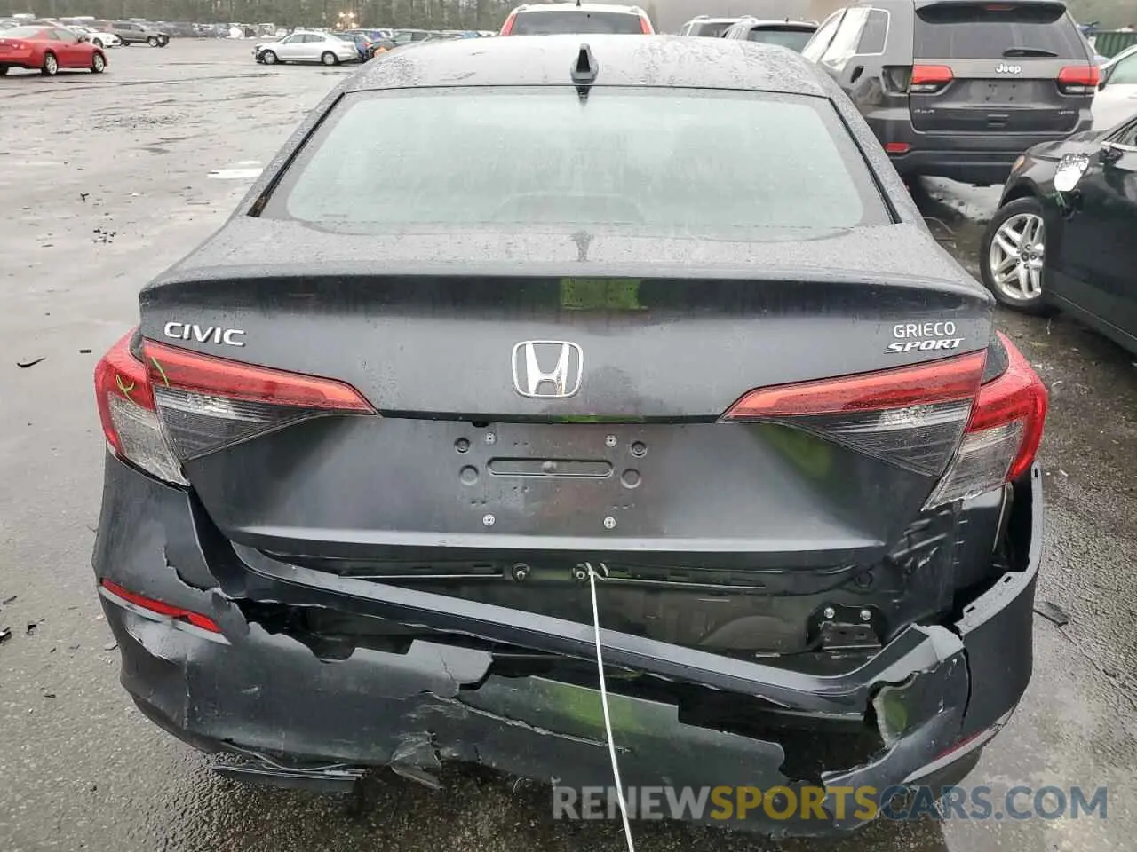 6 fotografías del automóvil dañado 2HGFE2F52RH556394 HONDA CIVIC 2024
