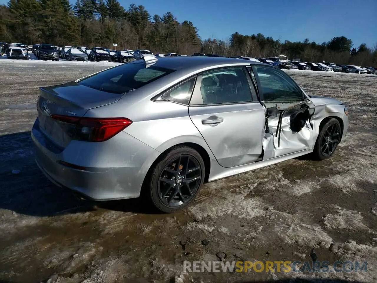 3 fotografías del automóvil dañado 2HGFE2F53RH526546 HONDA CIVIC 2024