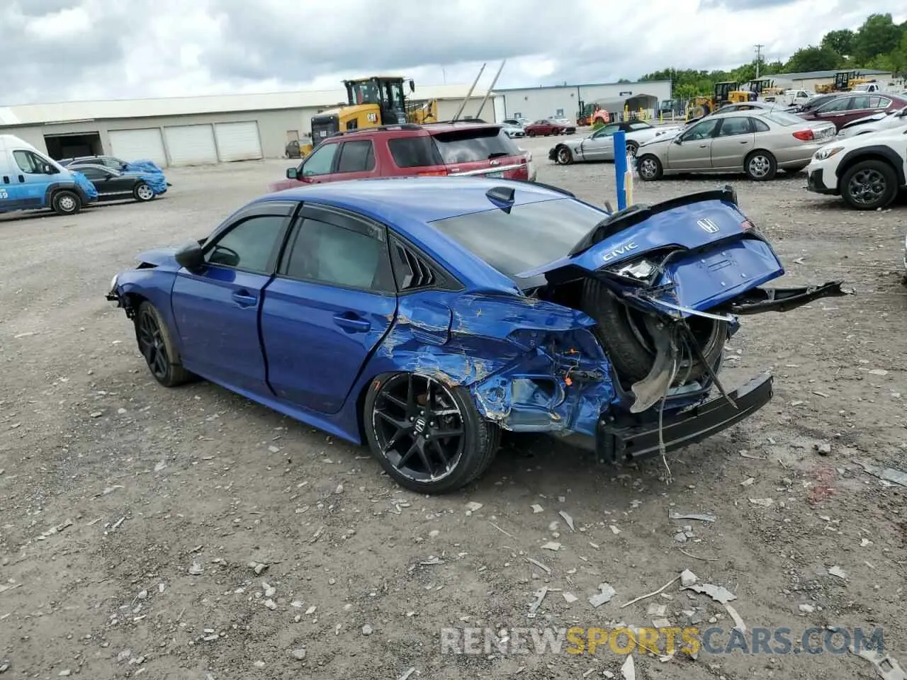 2 fotografías del automóvil dañado 2HGFE2F53RH542570 HONDA CIVIC 2024
