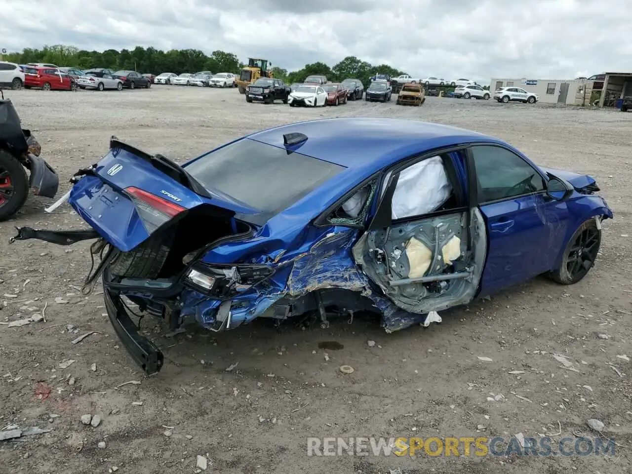 3 fotografías del automóvil dañado 2HGFE2F53RH542570 HONDA CIVIC 2024