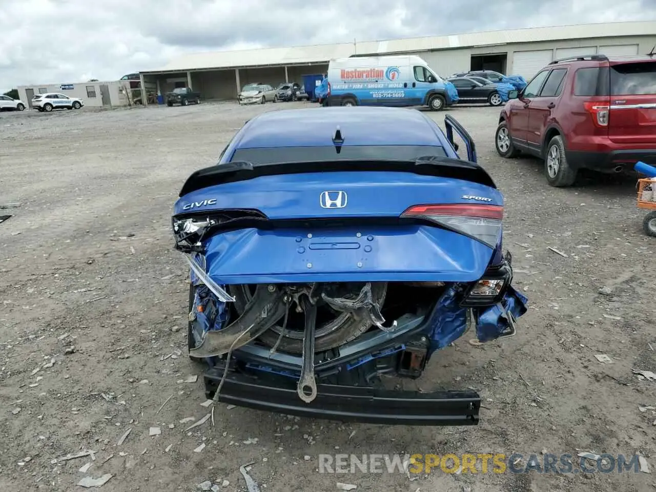6 fotografías del automóvil dañado 2HGFE2F53RH542570 HONDA CIVIC 2024