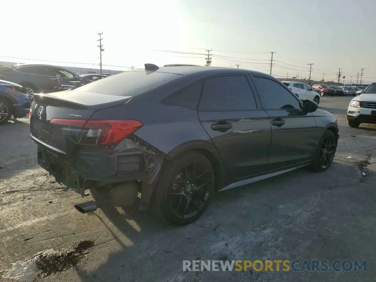 3 fotografías del automóvil dañado 2HGFE2F53RH544299 HONDA CIVIC 2024