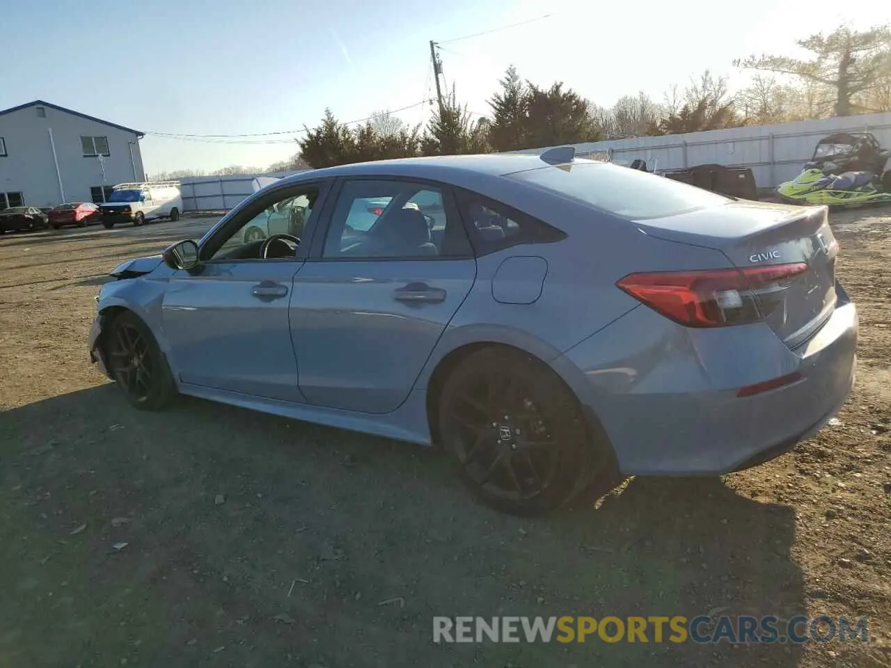 2 fotografías del automóvil dañado 2HGFE2F53RH552709 HONDA CIVIC 2024